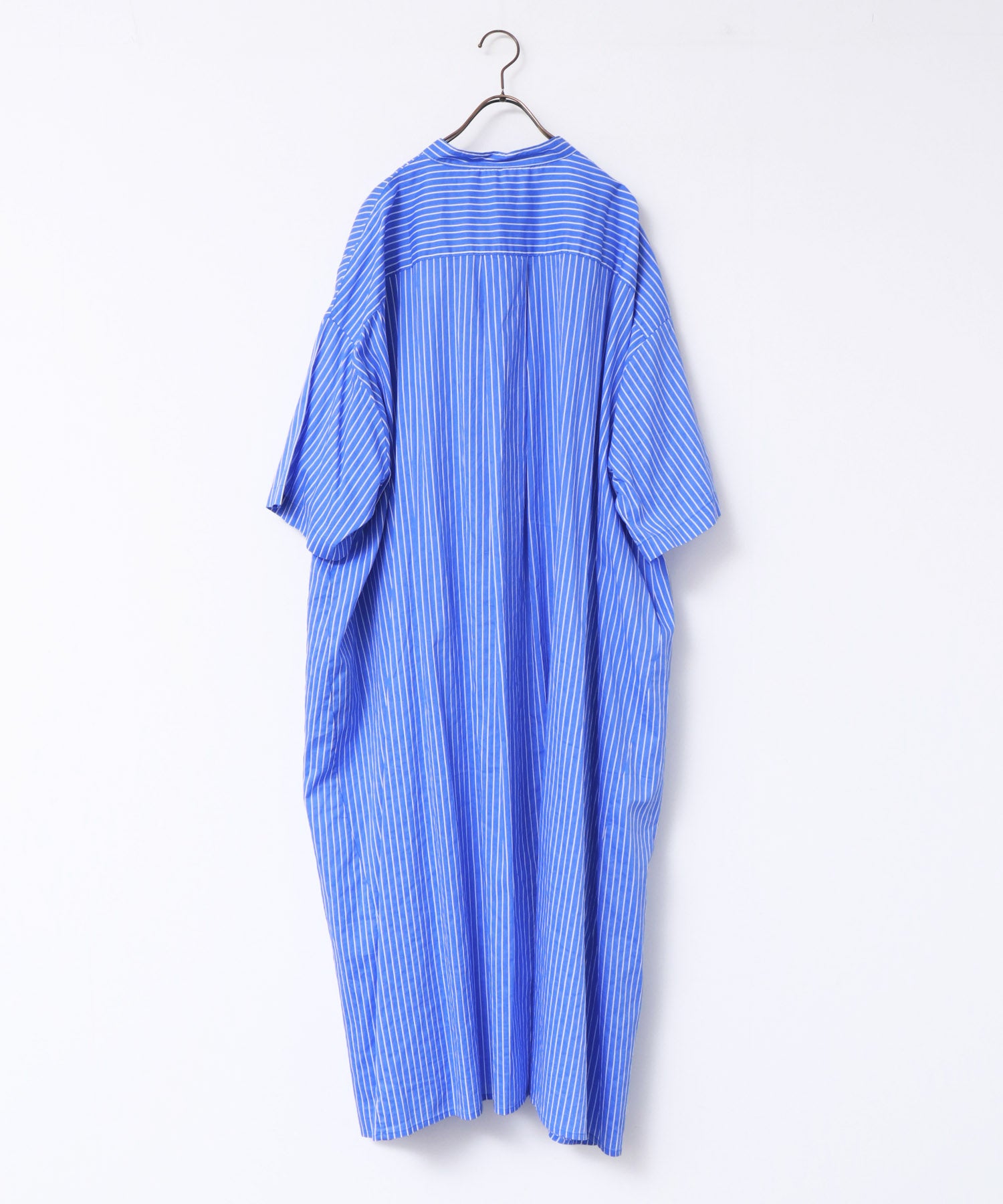 半袖シャツワンピース