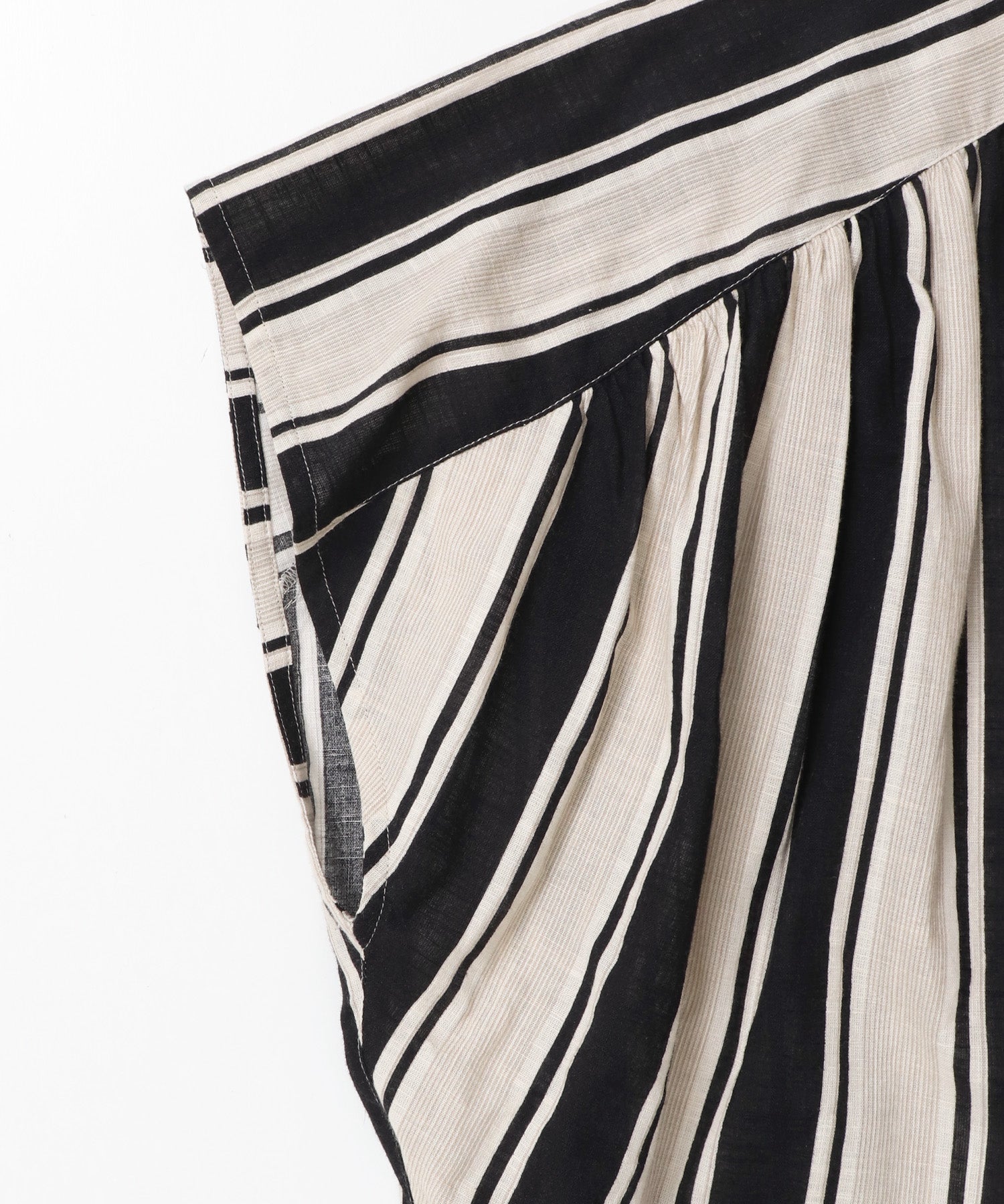 COTTON SLUB STRIPED DRESS