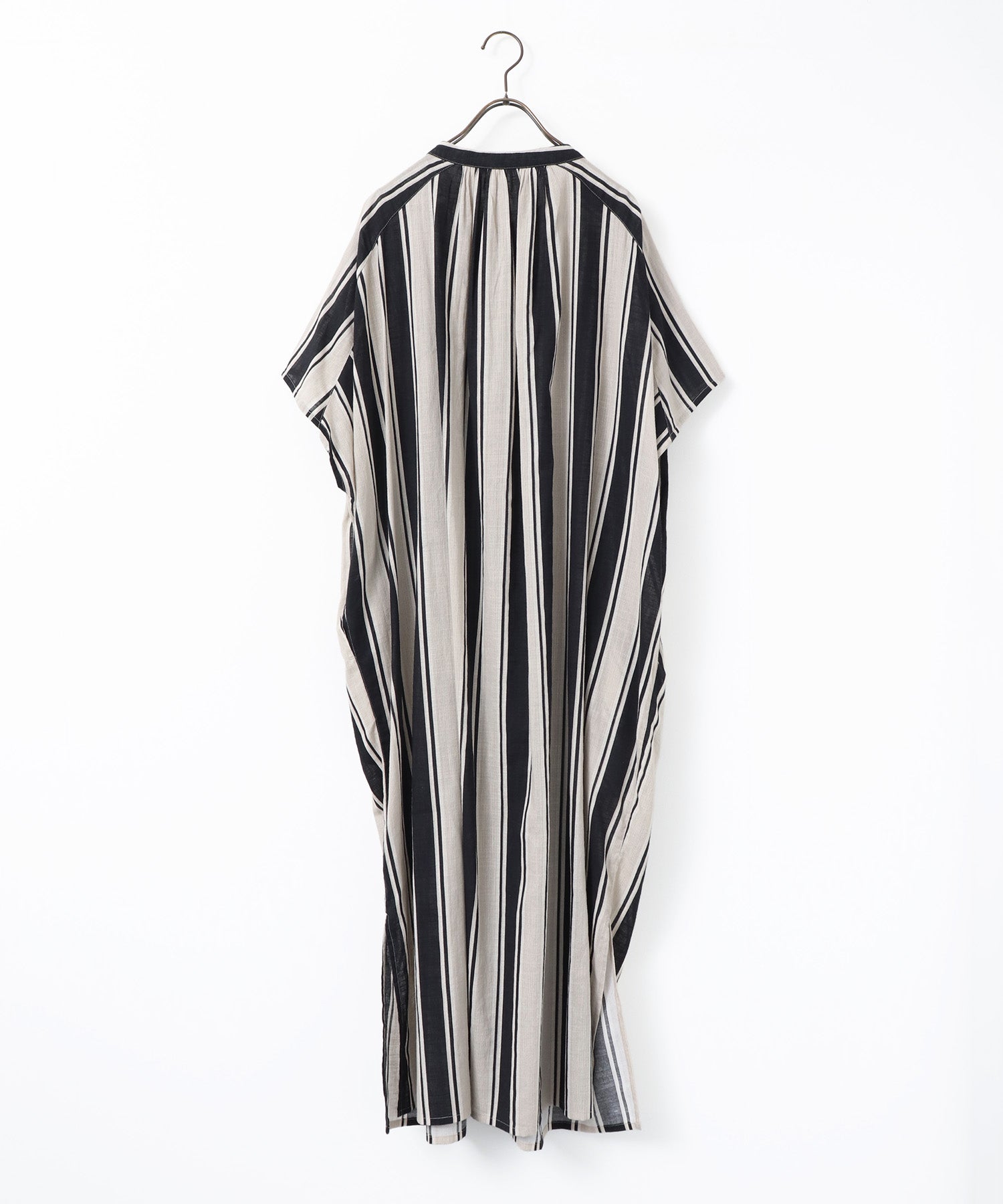 COTTON SLUB STRIPED DRESS