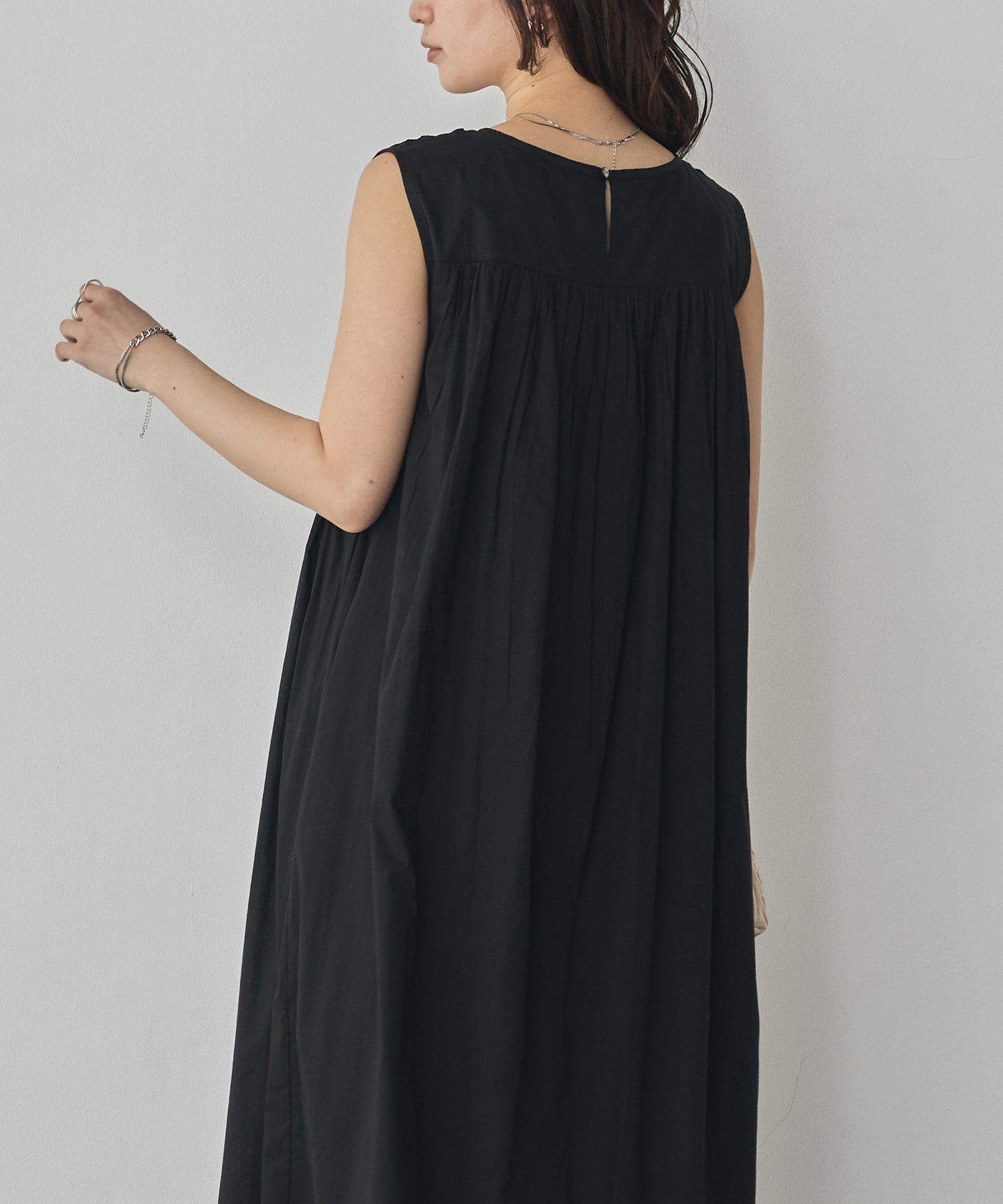 HAND-SMOCKED SLEEVELESS DRESS