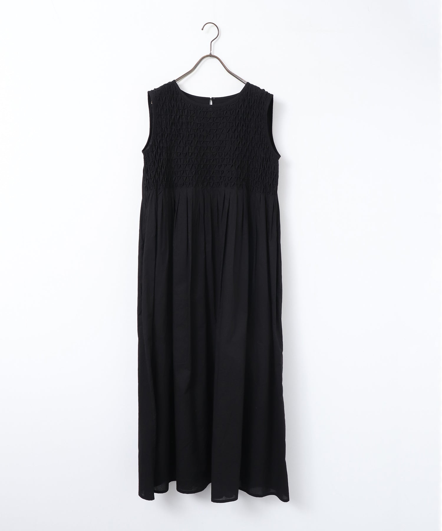 HAND-SMOCKED SLEEVELESS DRESS