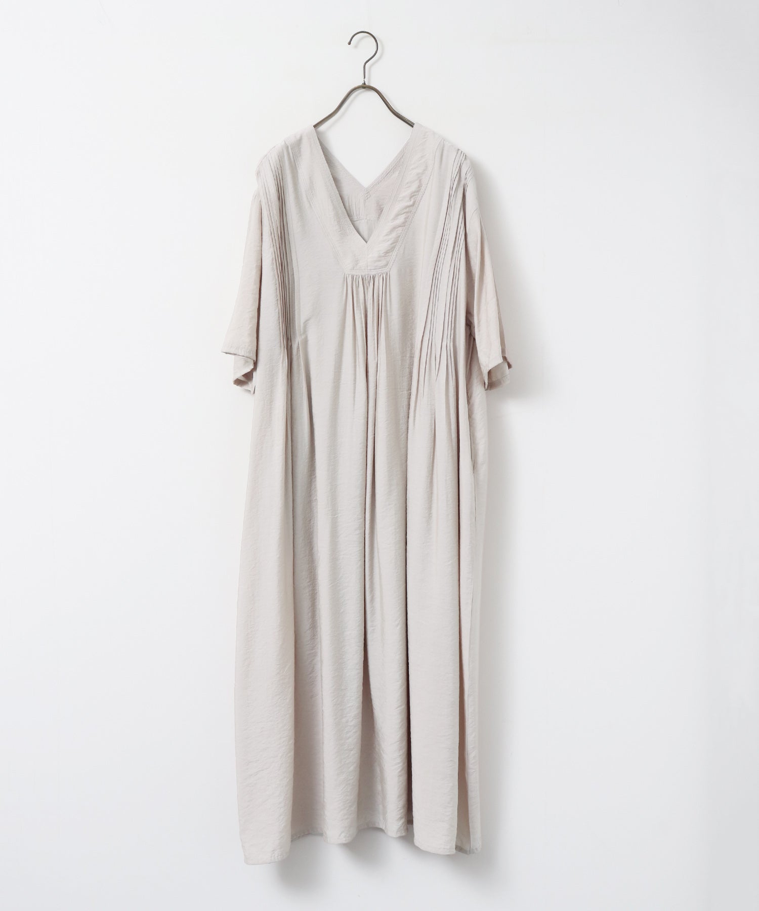 THREE-QUARTER SLEEVES KAFTAN-STYLE DRESS