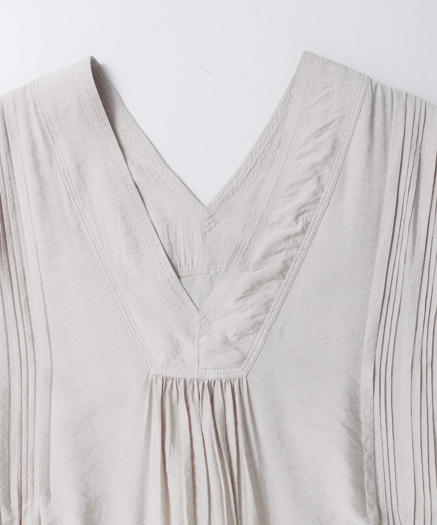 THREE-QUARTER SLEEVES KAFTAN-STYLE DRESS