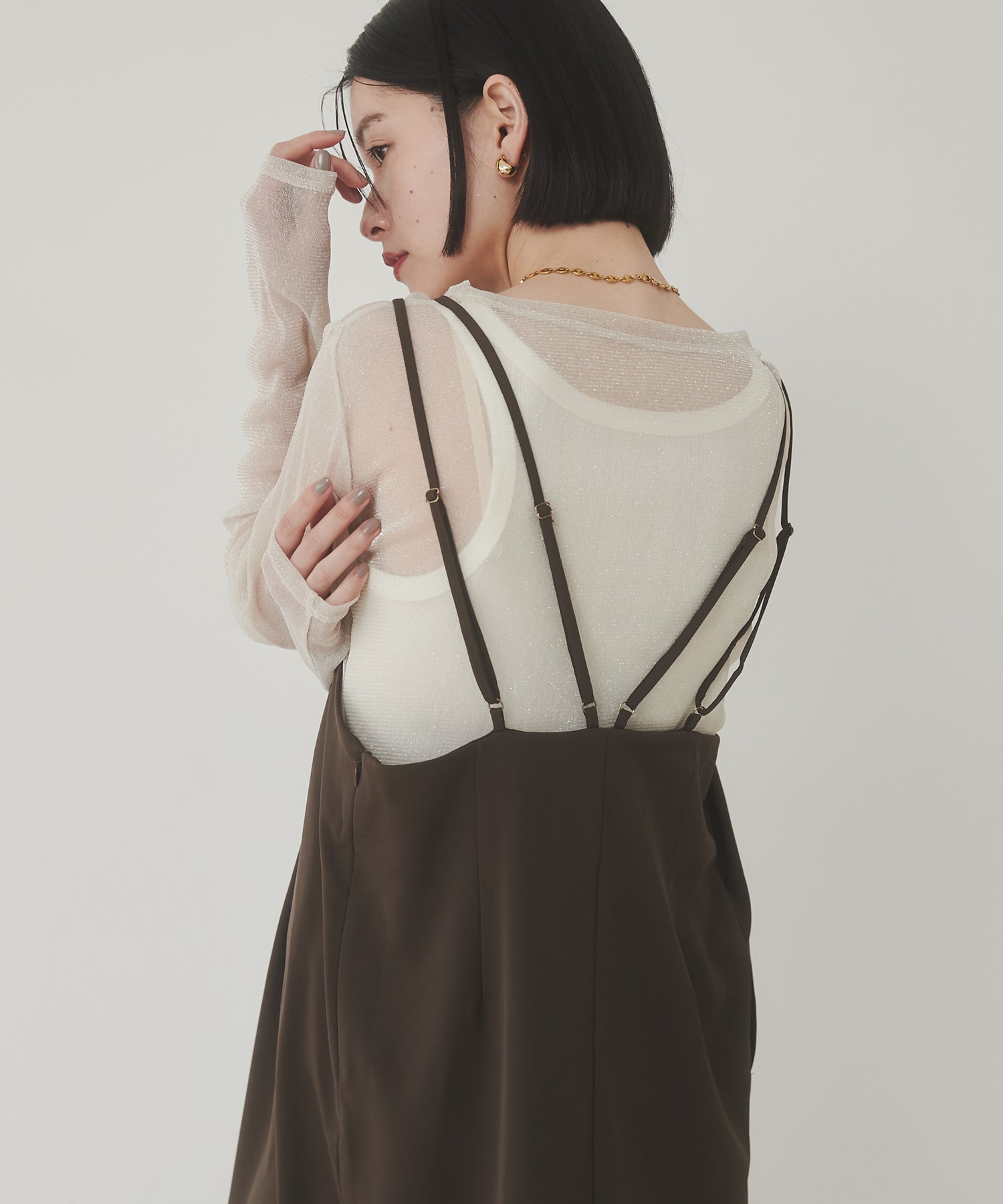 【WEB限定/別注】無地キャミワンピース