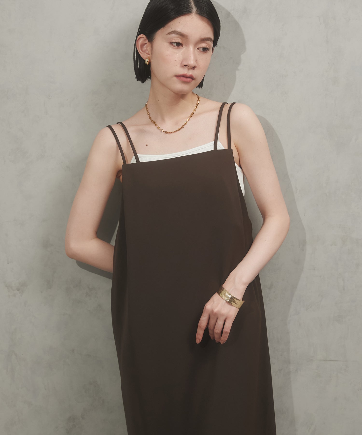 【WEB限定/別注】無地キャミワンピース