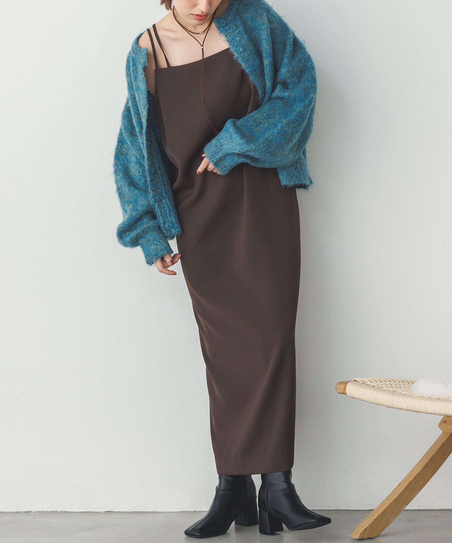 【WEB限定/別注】無地キャミワンピース