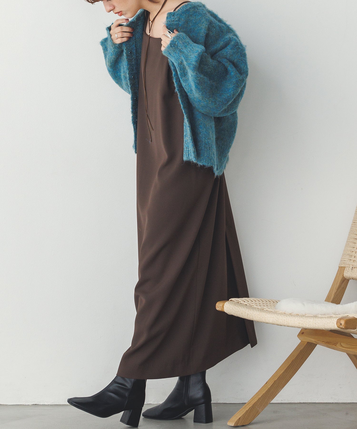 【WEB限定/別注】無地キャミワンピース