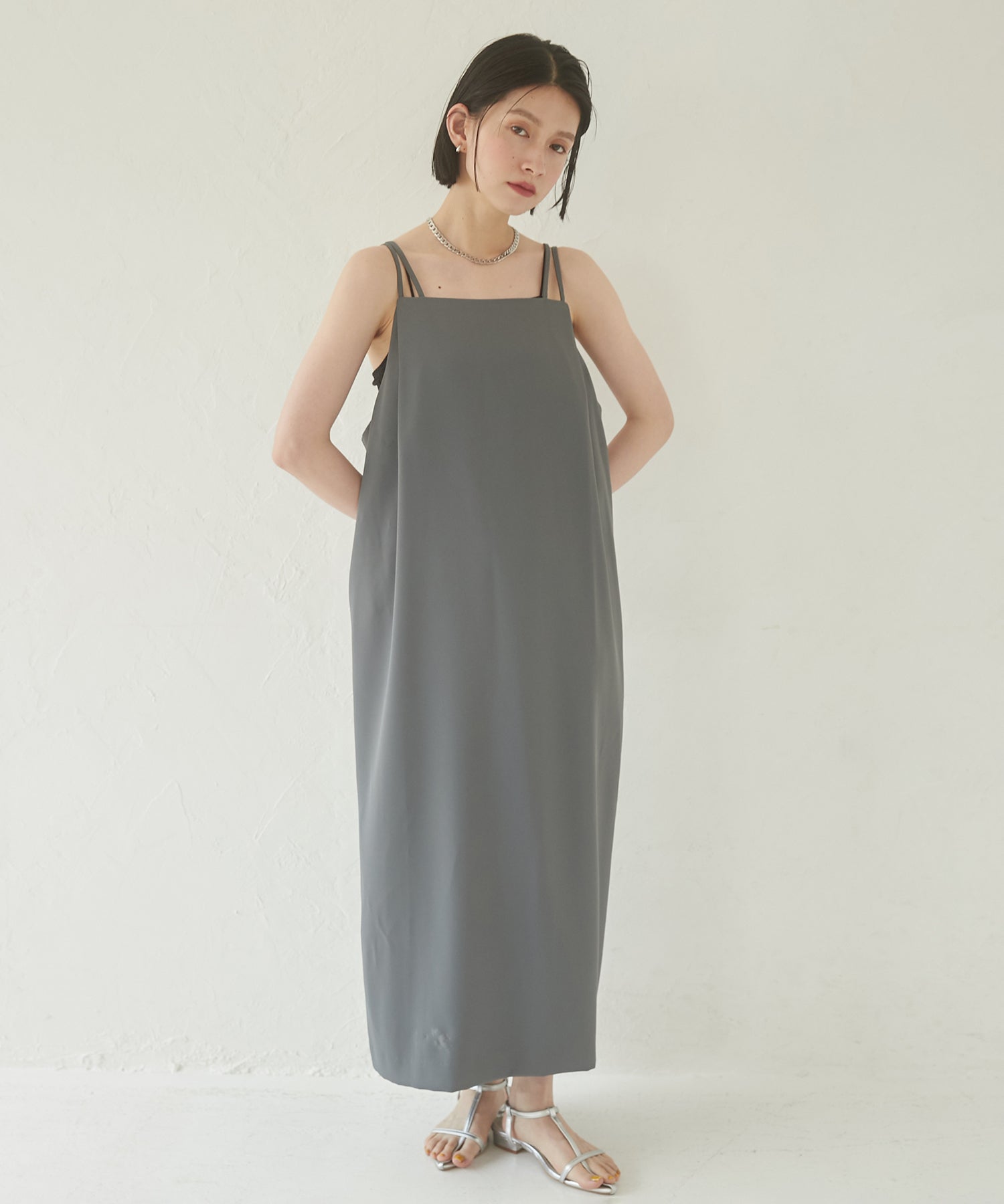 【WEB限定/別注】無地キャミワンピース