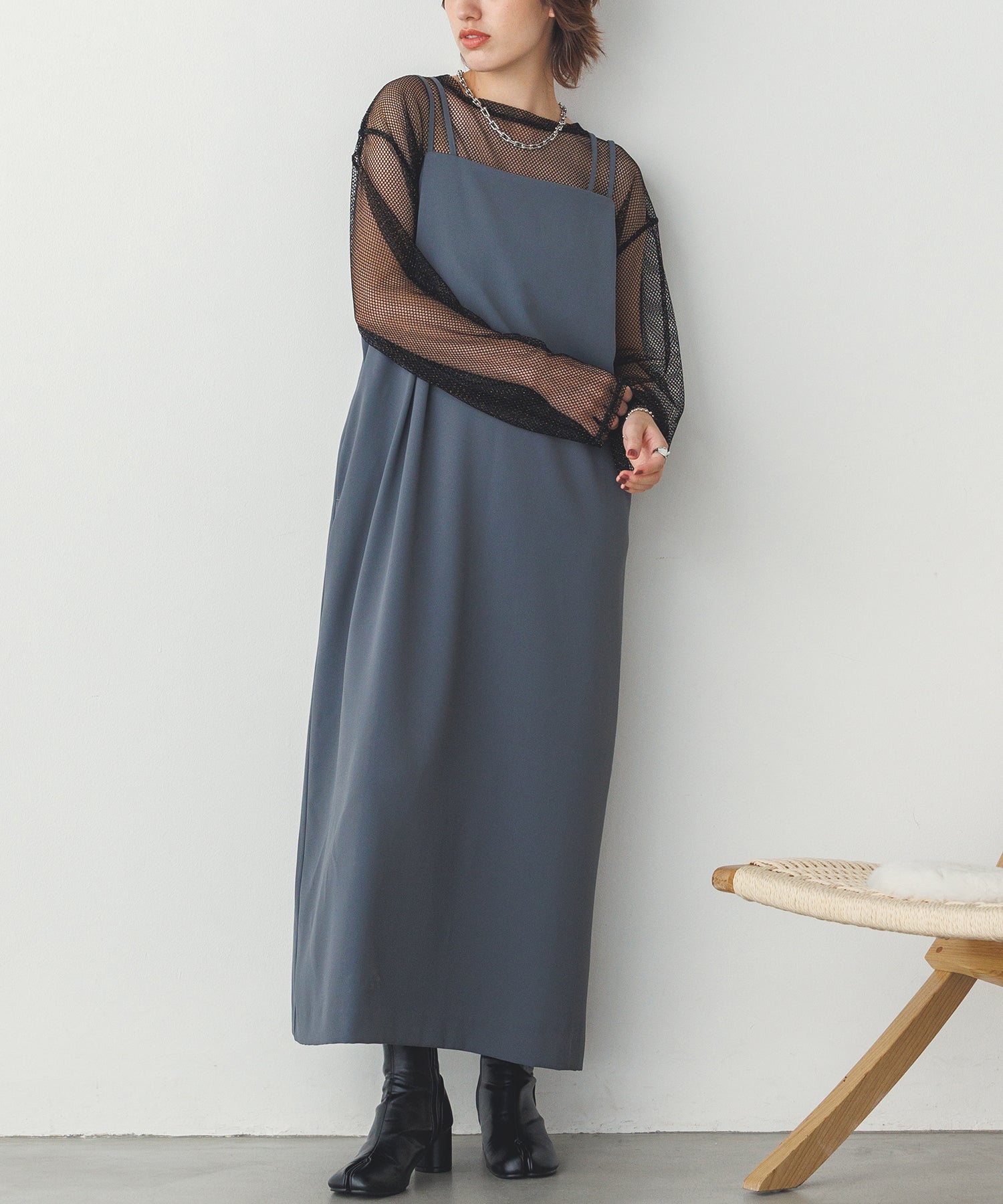 【WEB限定/別注】無地キャミワンピース