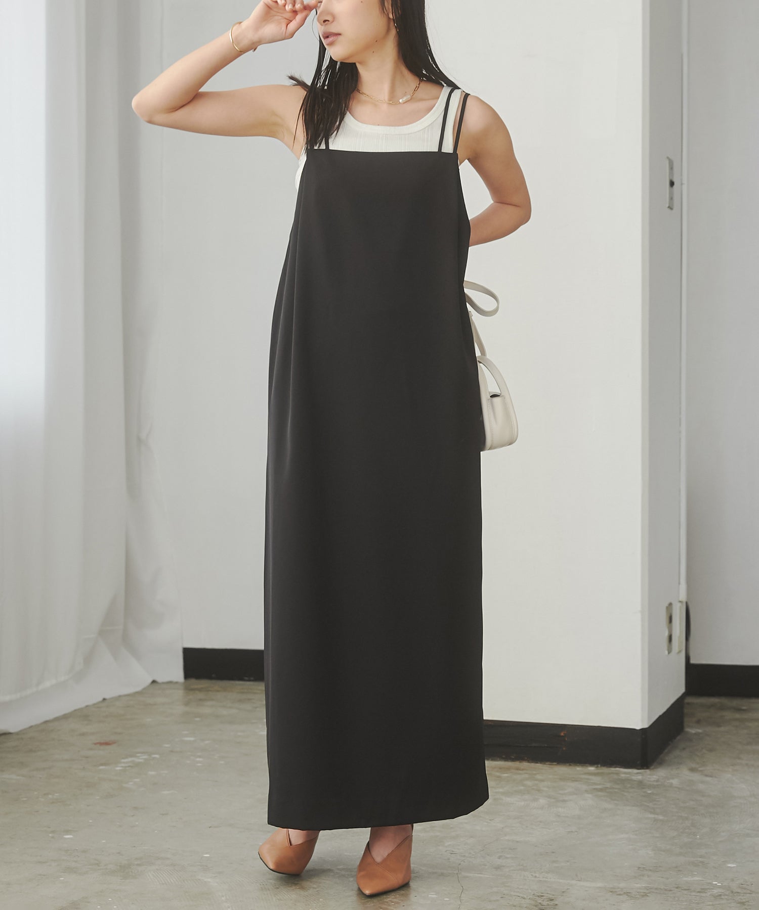 【WEB限定/別注】無地キャミワンピース