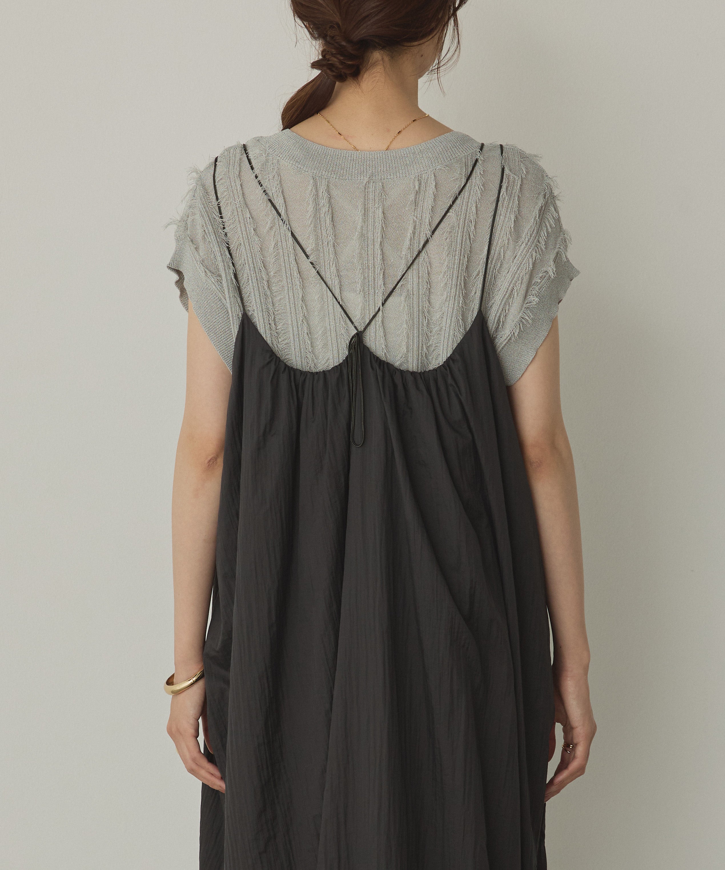 ナイロンシアー キャミワンピース