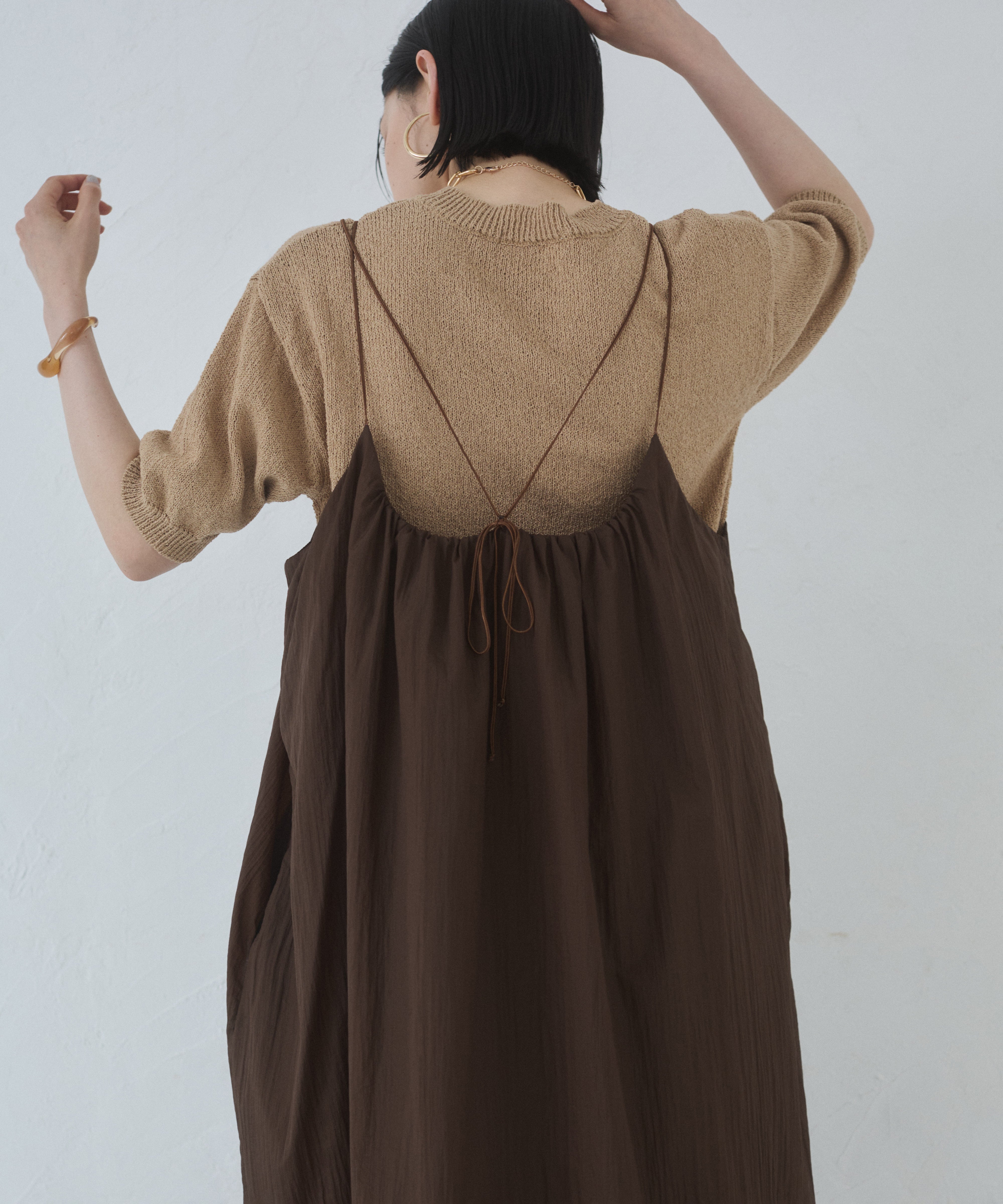 ナイロンシアー キャミワンピース