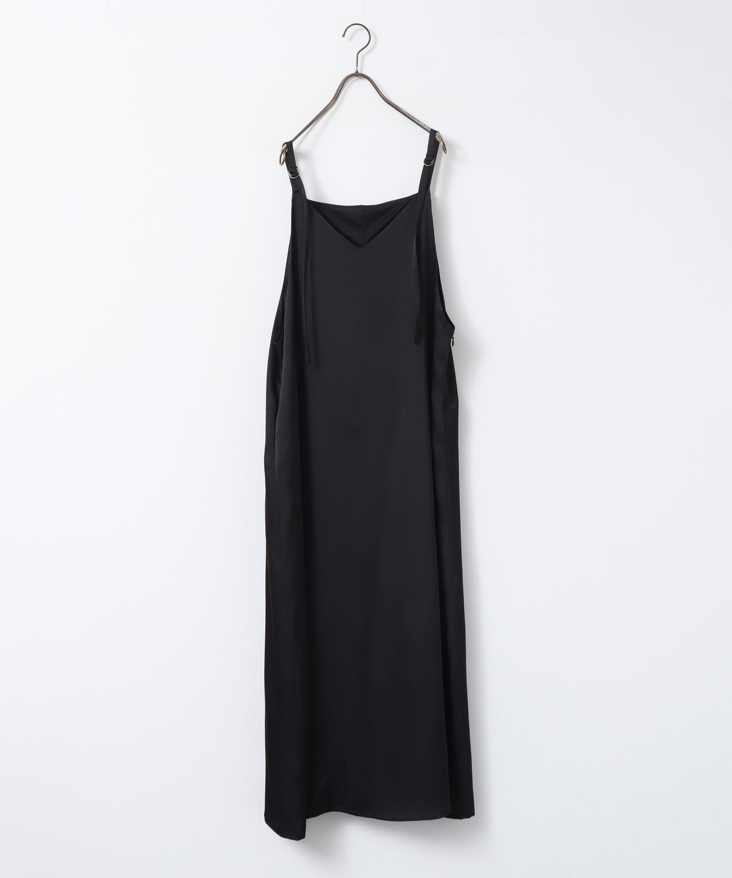 前後2WAY ワッシャーサテン キャミワンピース