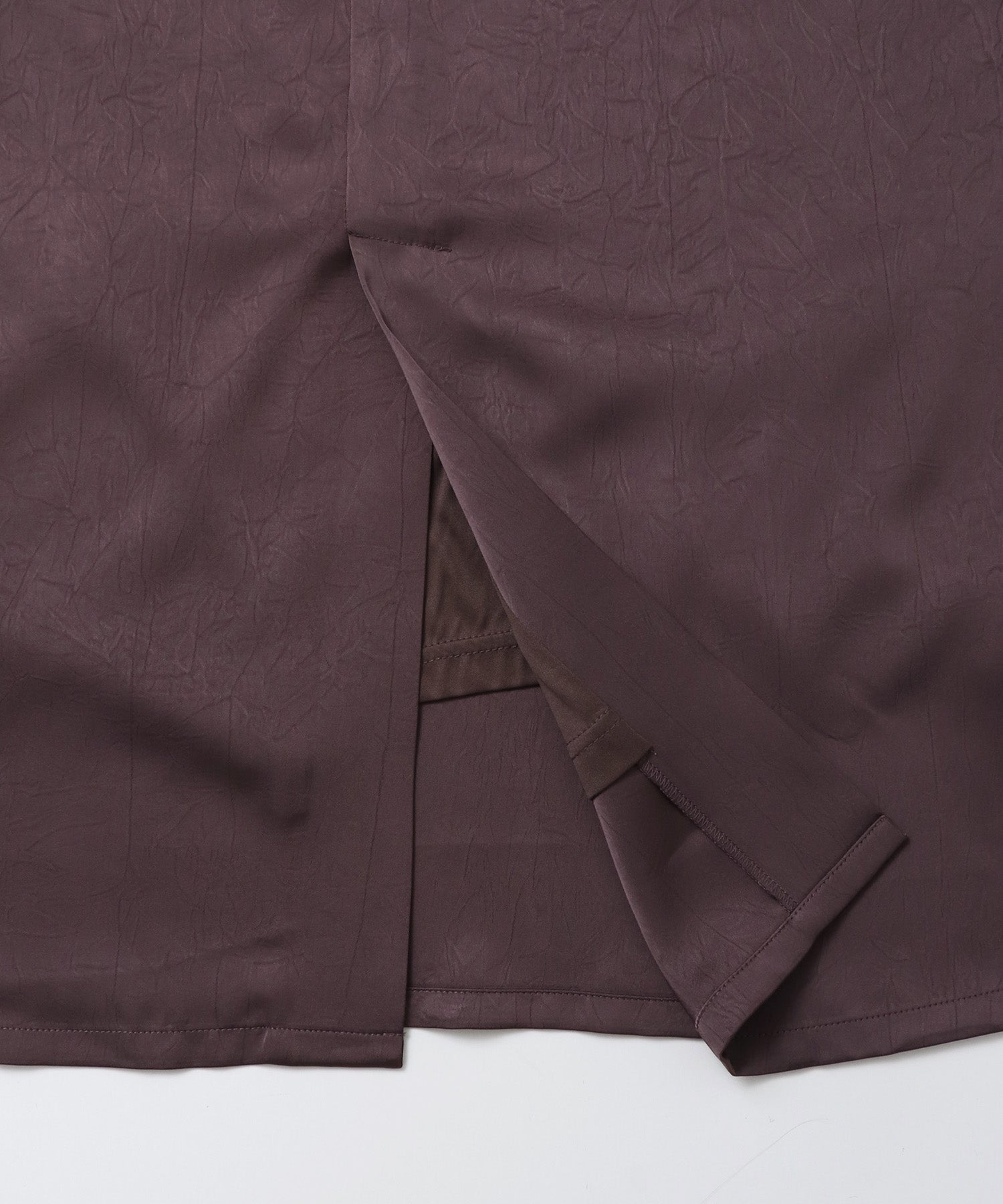 前後2WAY ワッシャーサテン キャミワンピース