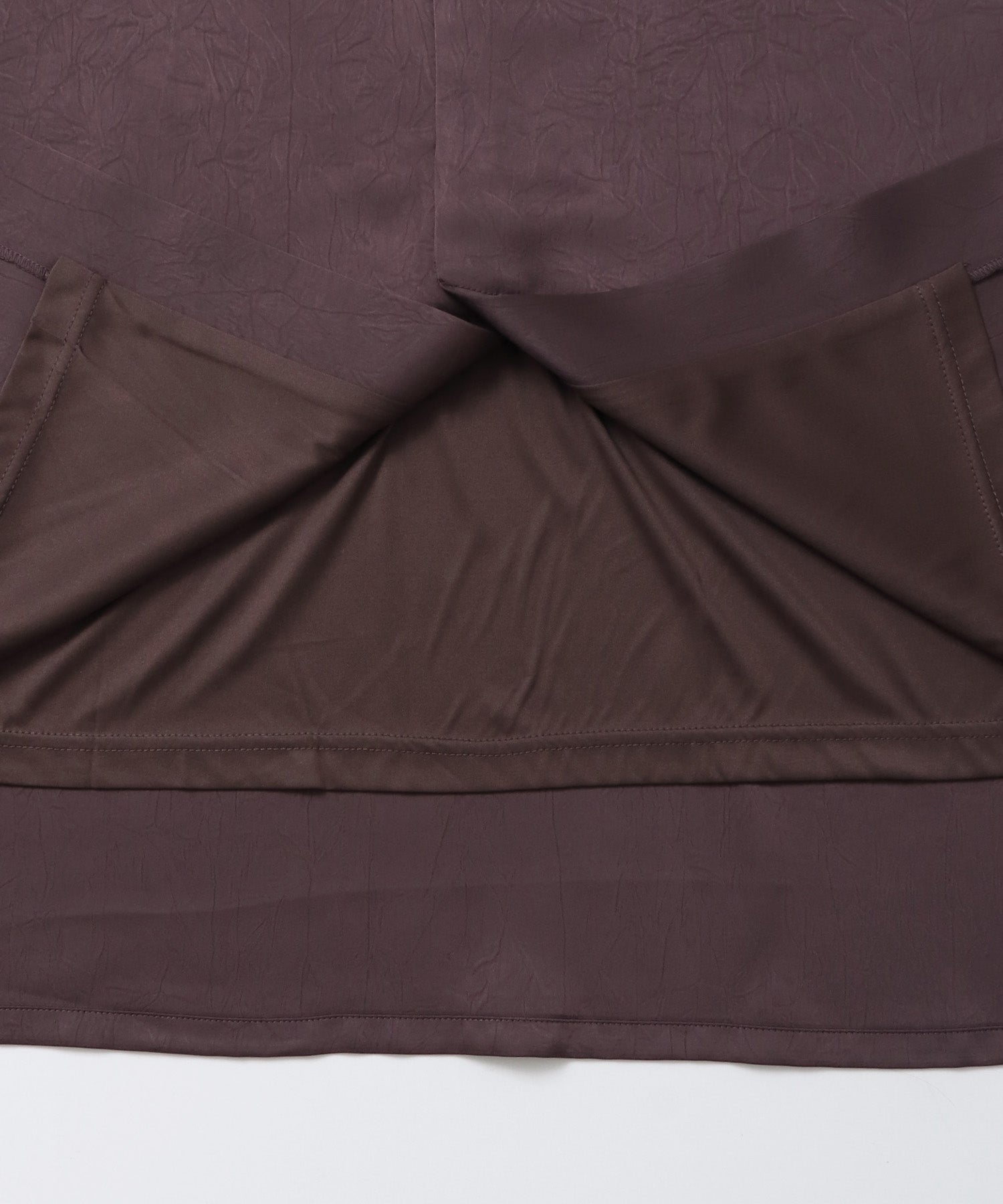 前後2WAY ワッシャーサテン キャミワンピース