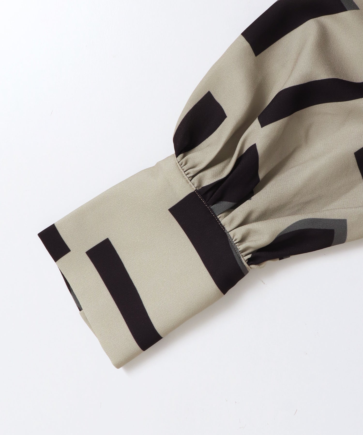 ジョーゼット柄 プリントワンピース