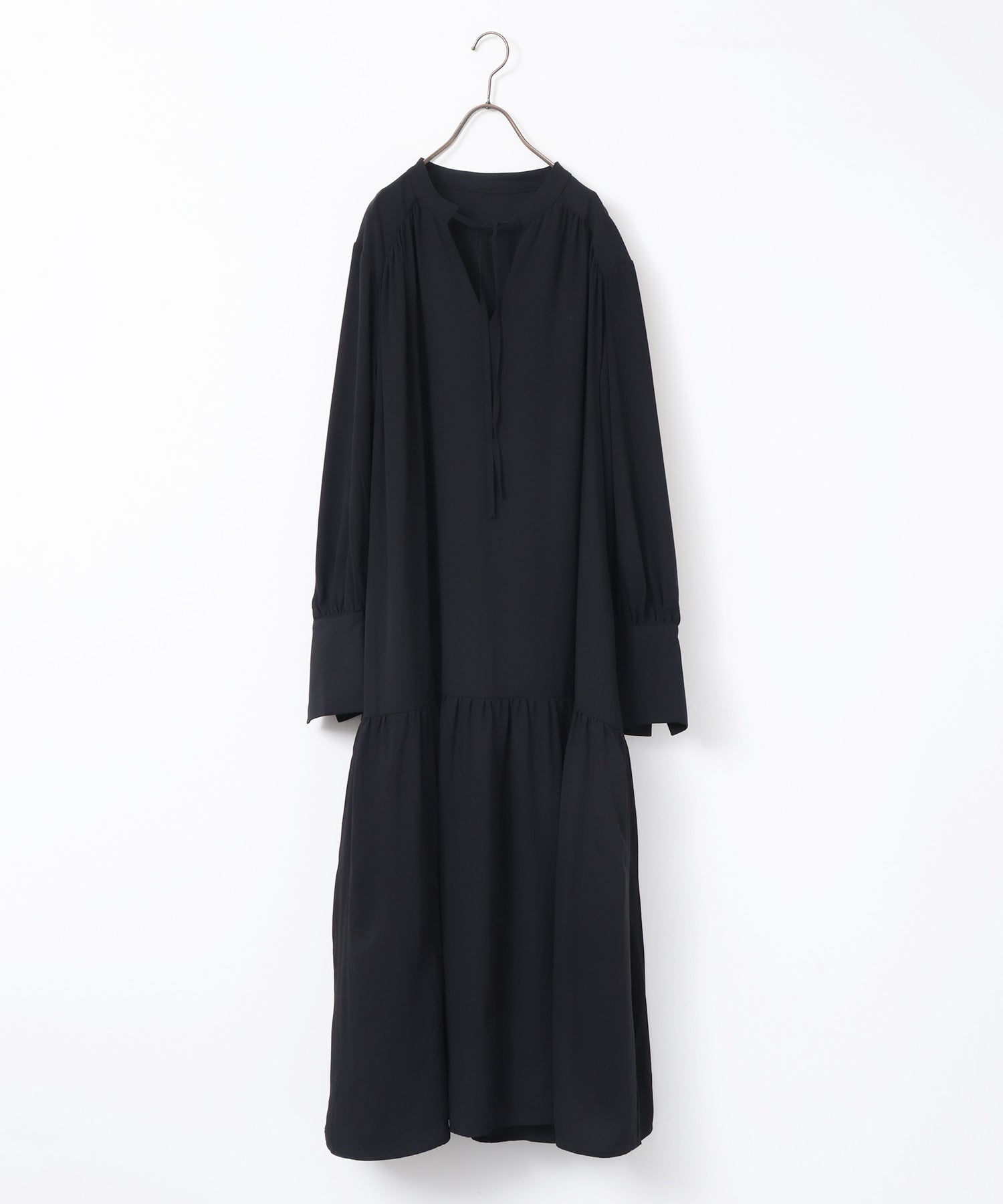 ジョーゼット柄 プリントワンピース