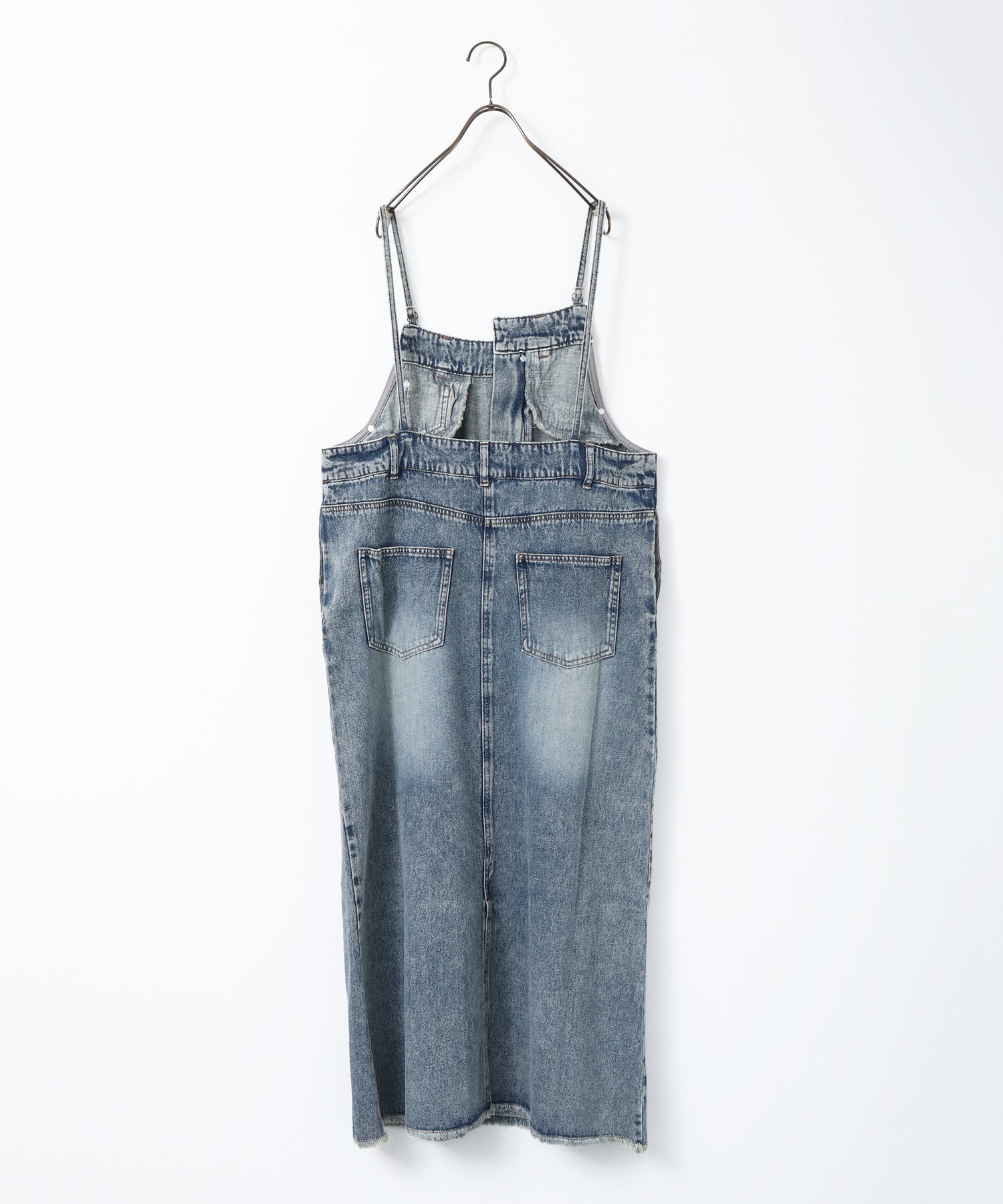 デニム/ツイル ジャンパースカート