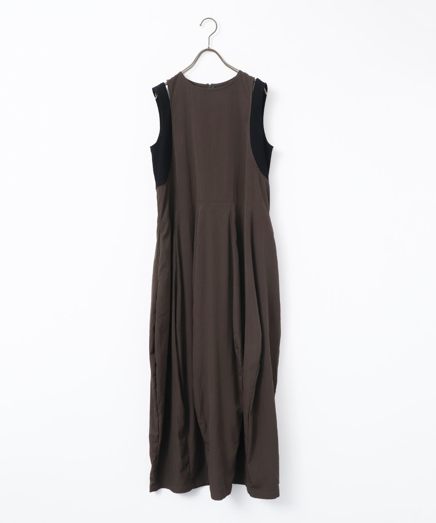 RIBBED BALLOON DRESS