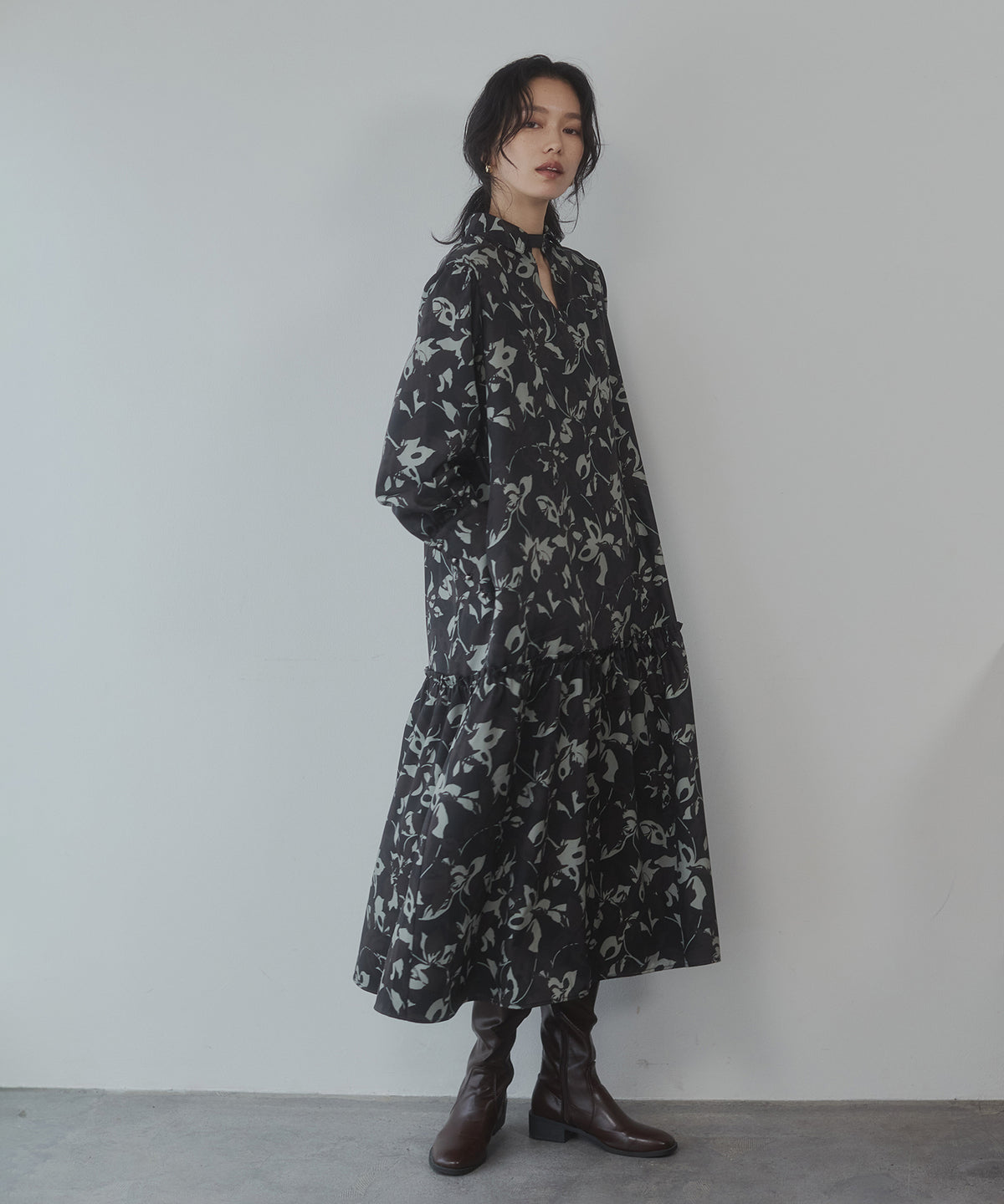 GEORGETTE PRINTED ONE-PIECE