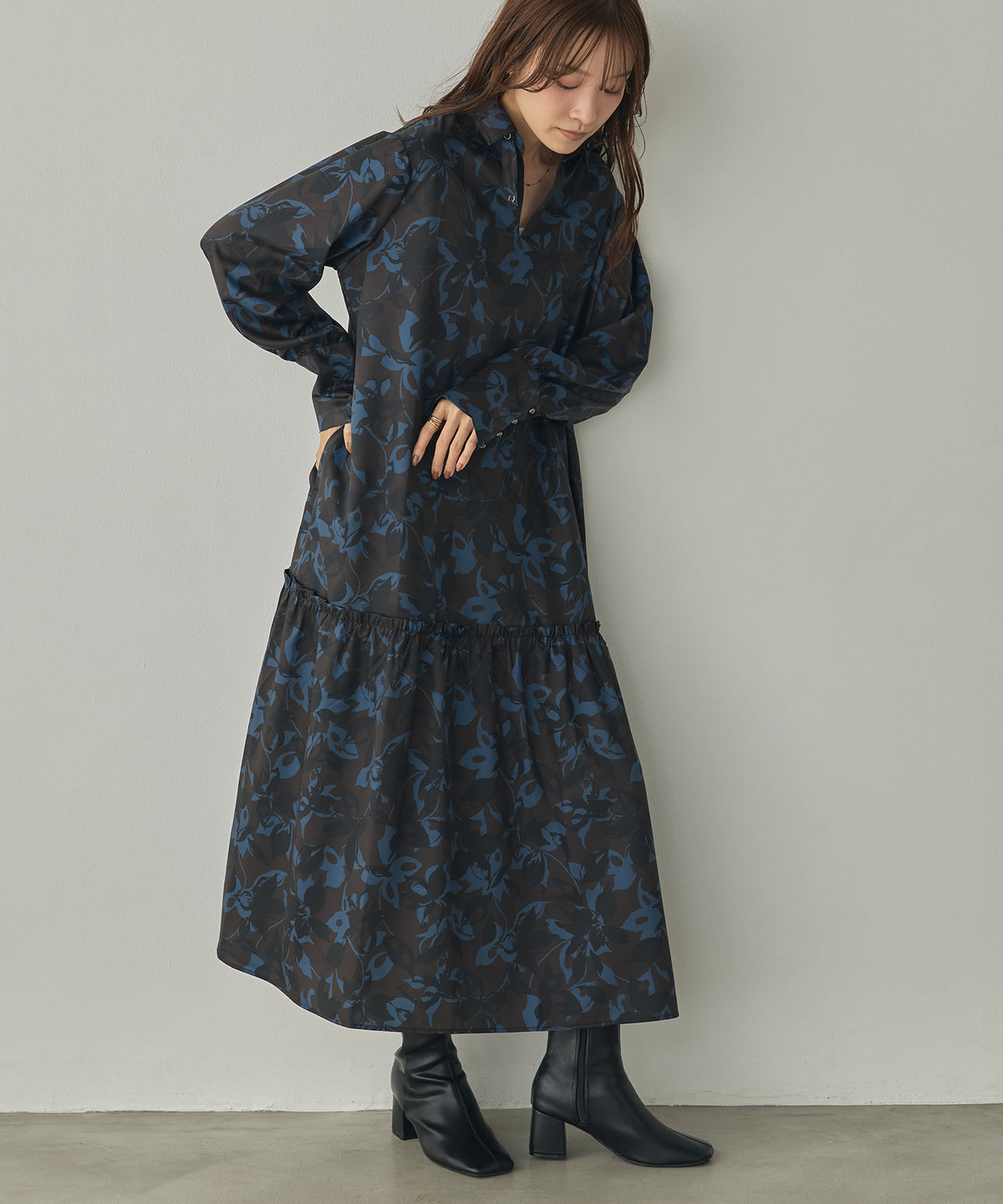 GEORGETTE PRINTED ONE-PIECE