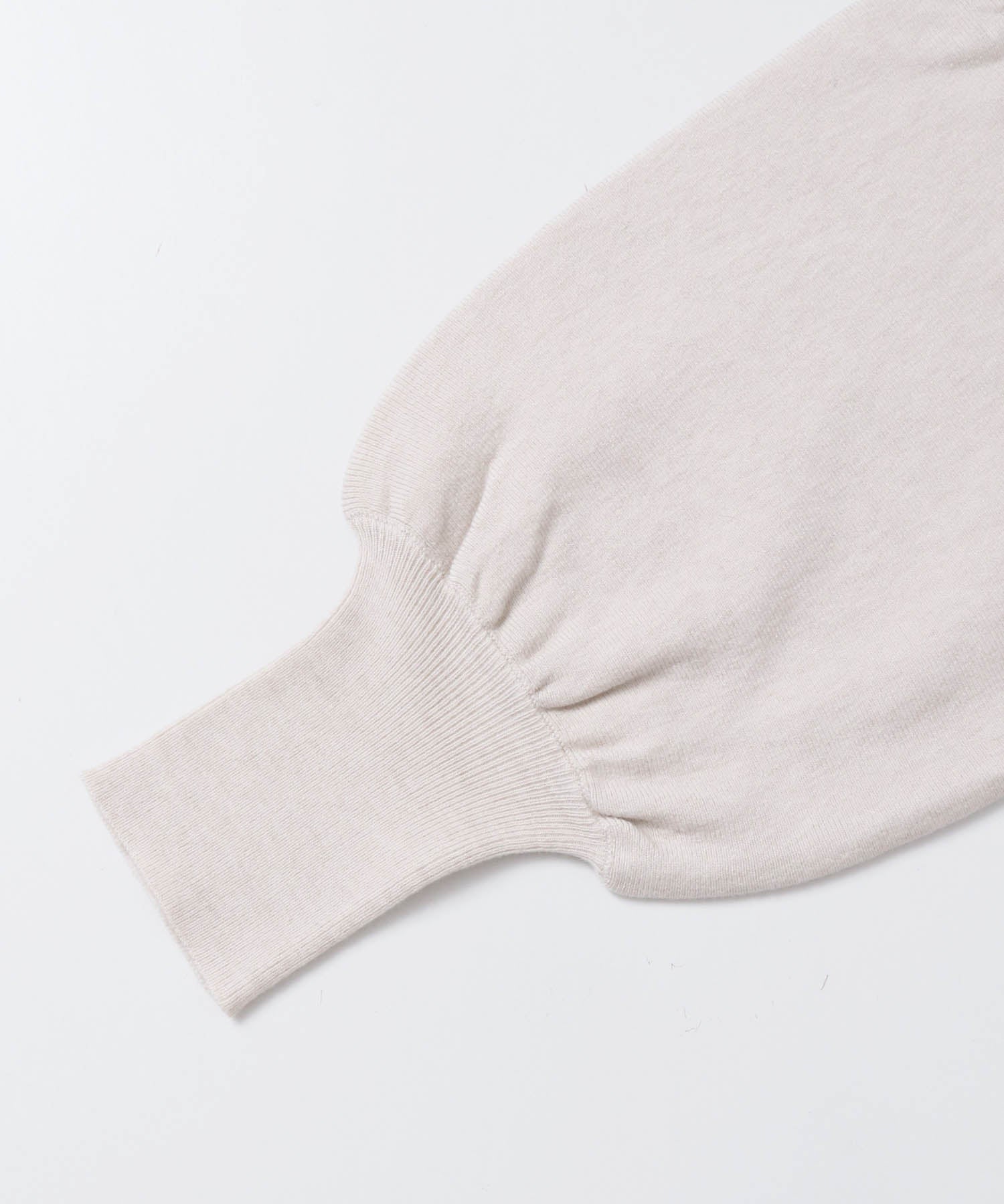 【静電気防止】やわもちヤーン ぽわん袖ワンピース