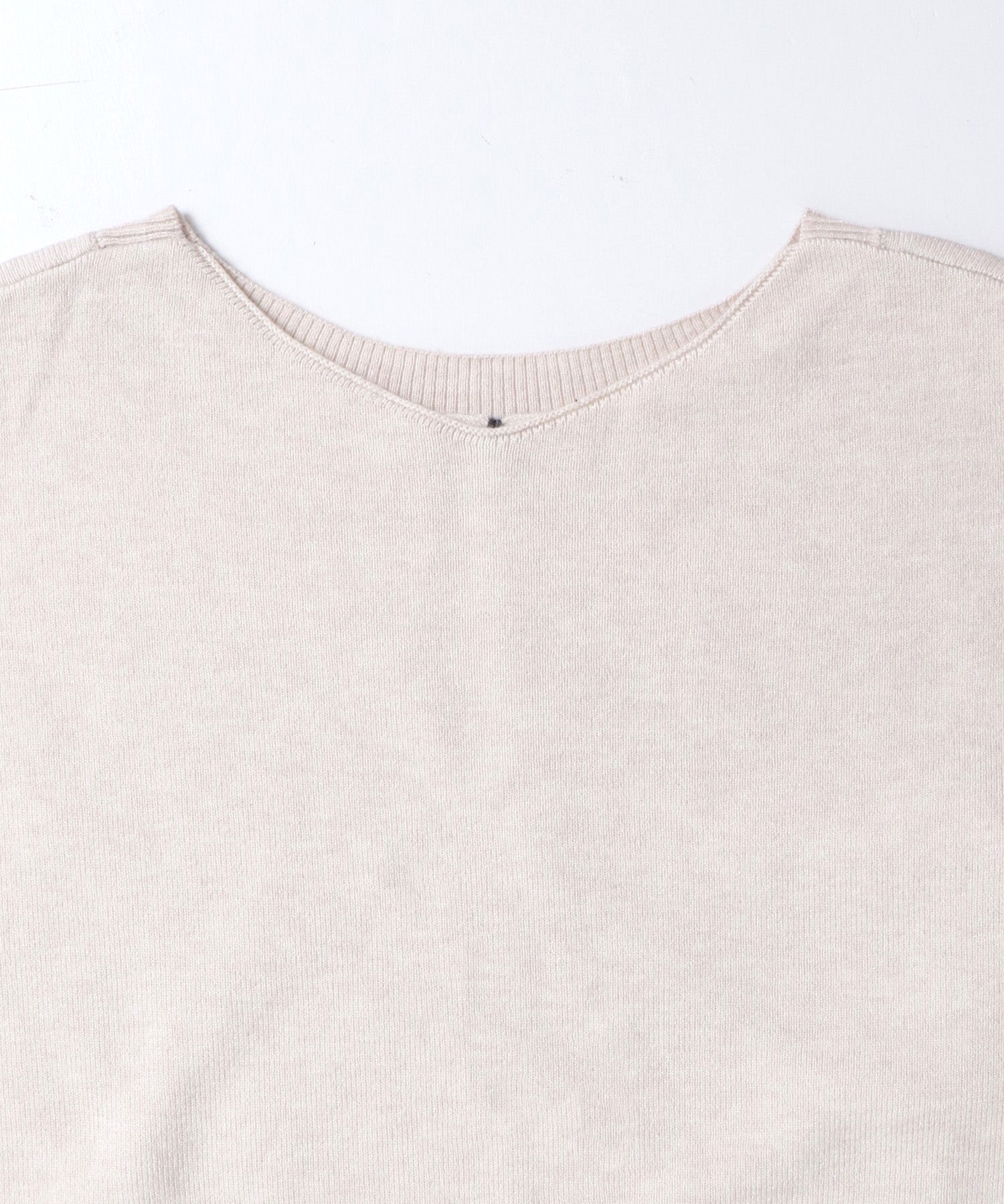 【静電気防止】やわもちヤーン ぽわん袖ワンピース