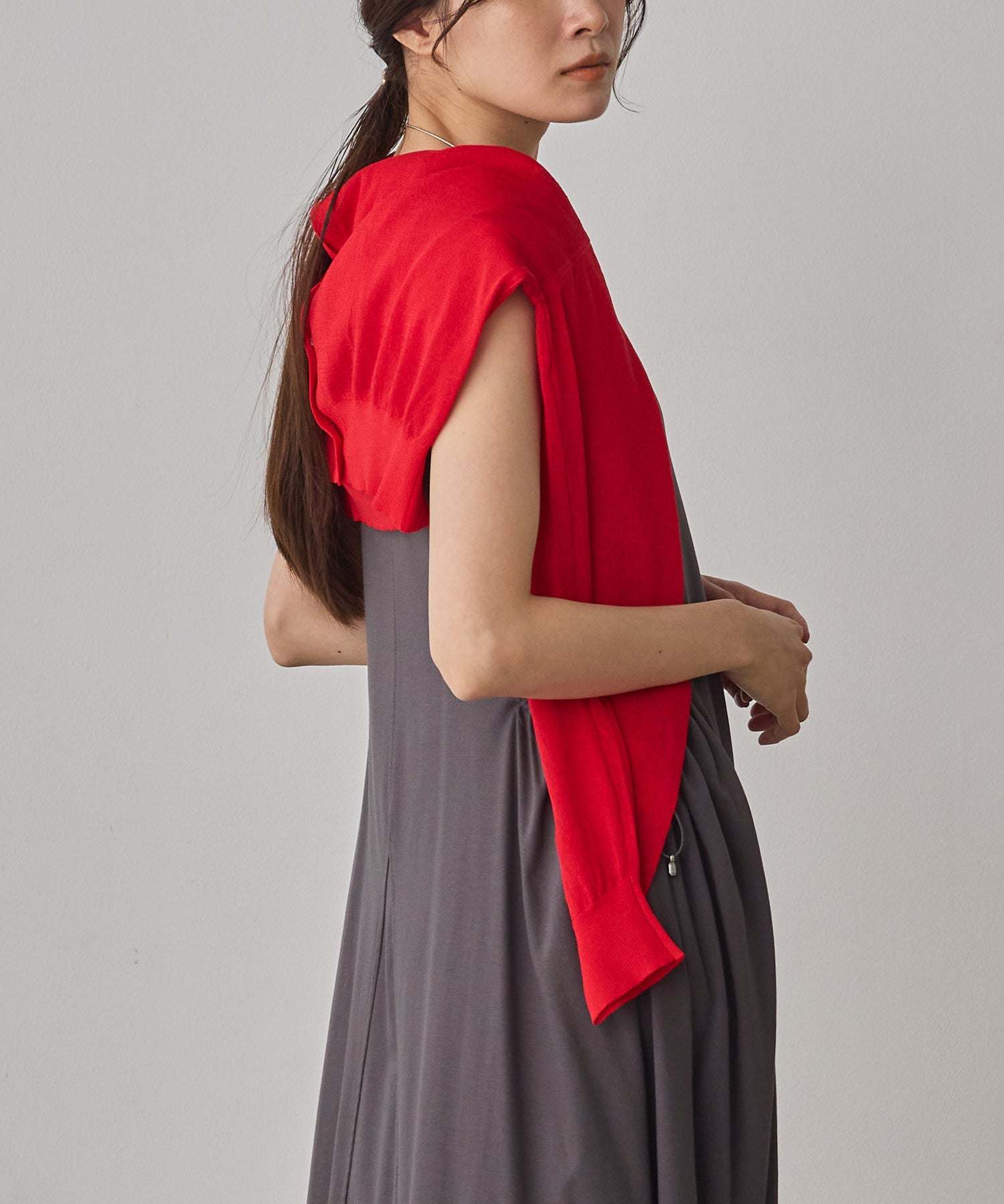 COMPACT SMOOTH DRAWSTRING DESIGN DRESS