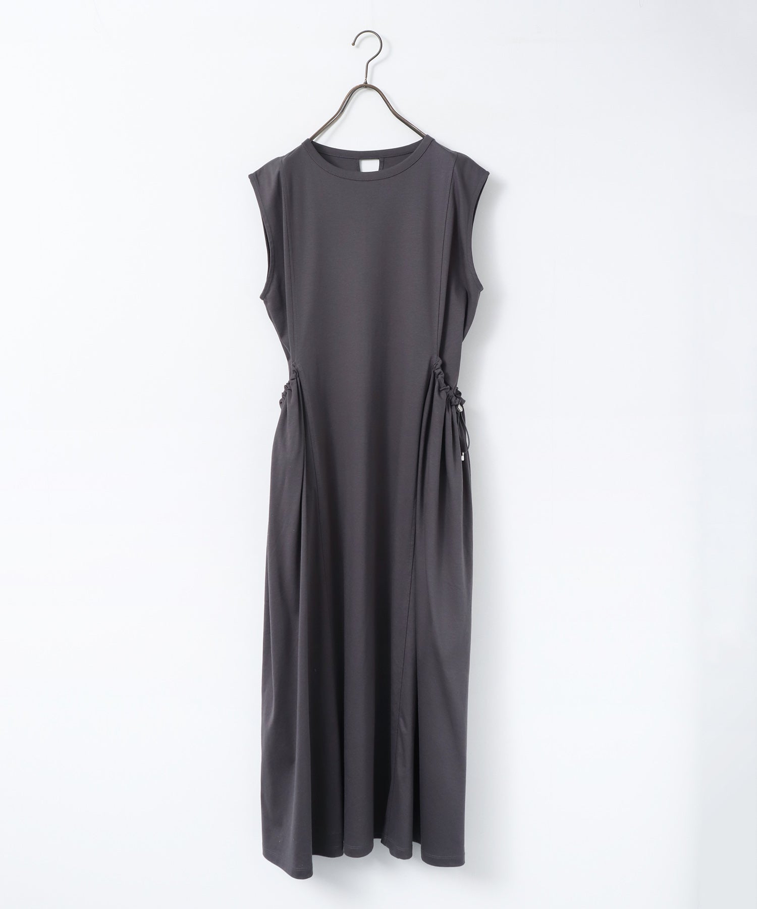 COMPACT SMOOTH DRAWSTRING DESIGN DRESS