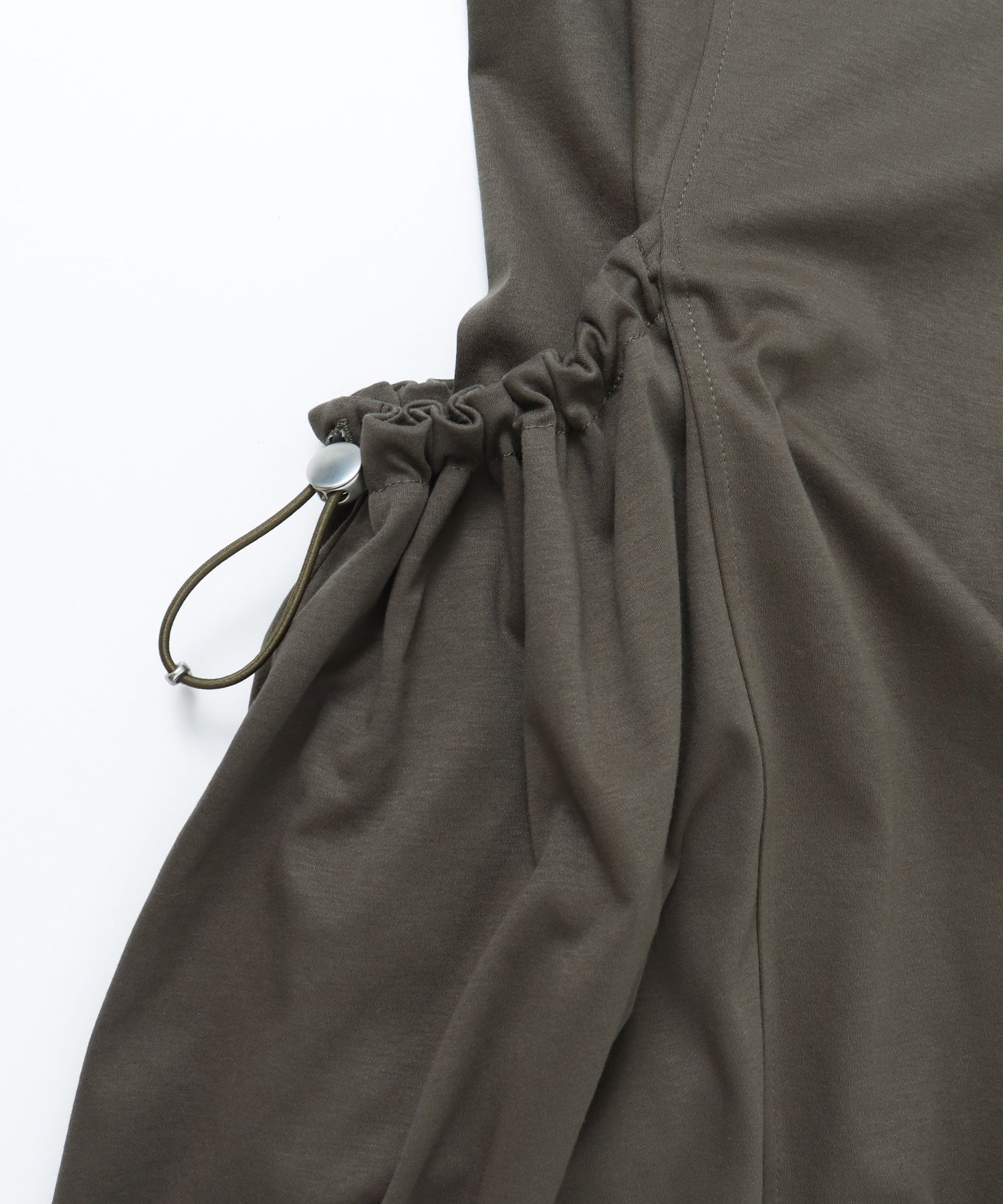 COMPACT SMOOTH DRAWSTRING DESIGN DRESS