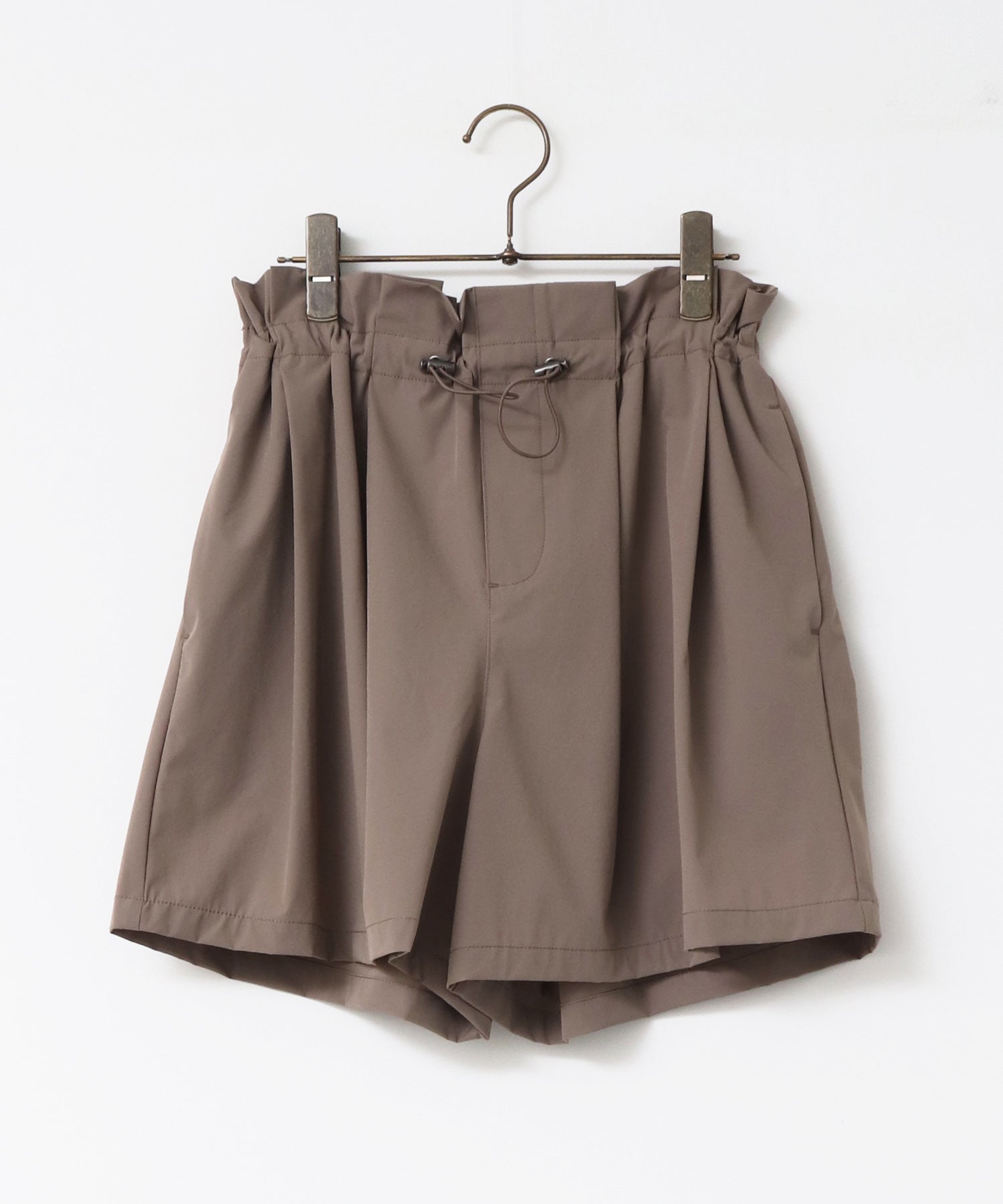 【接触冷感】フリルギャザー ショートパンツ