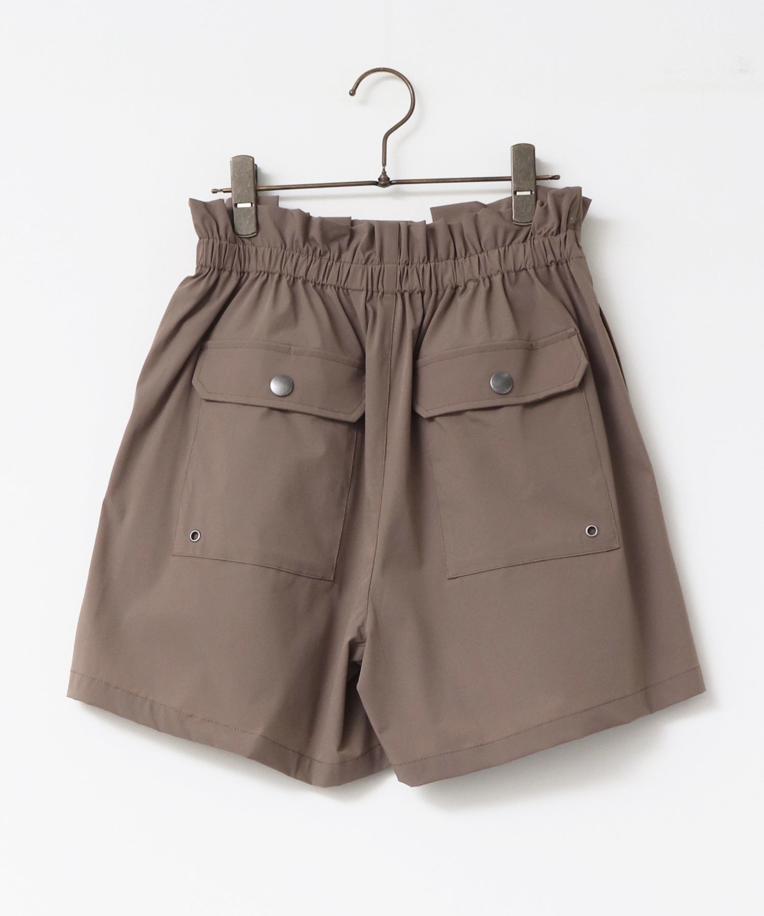 【接触冷感】フリルギャザー ショートパンツ