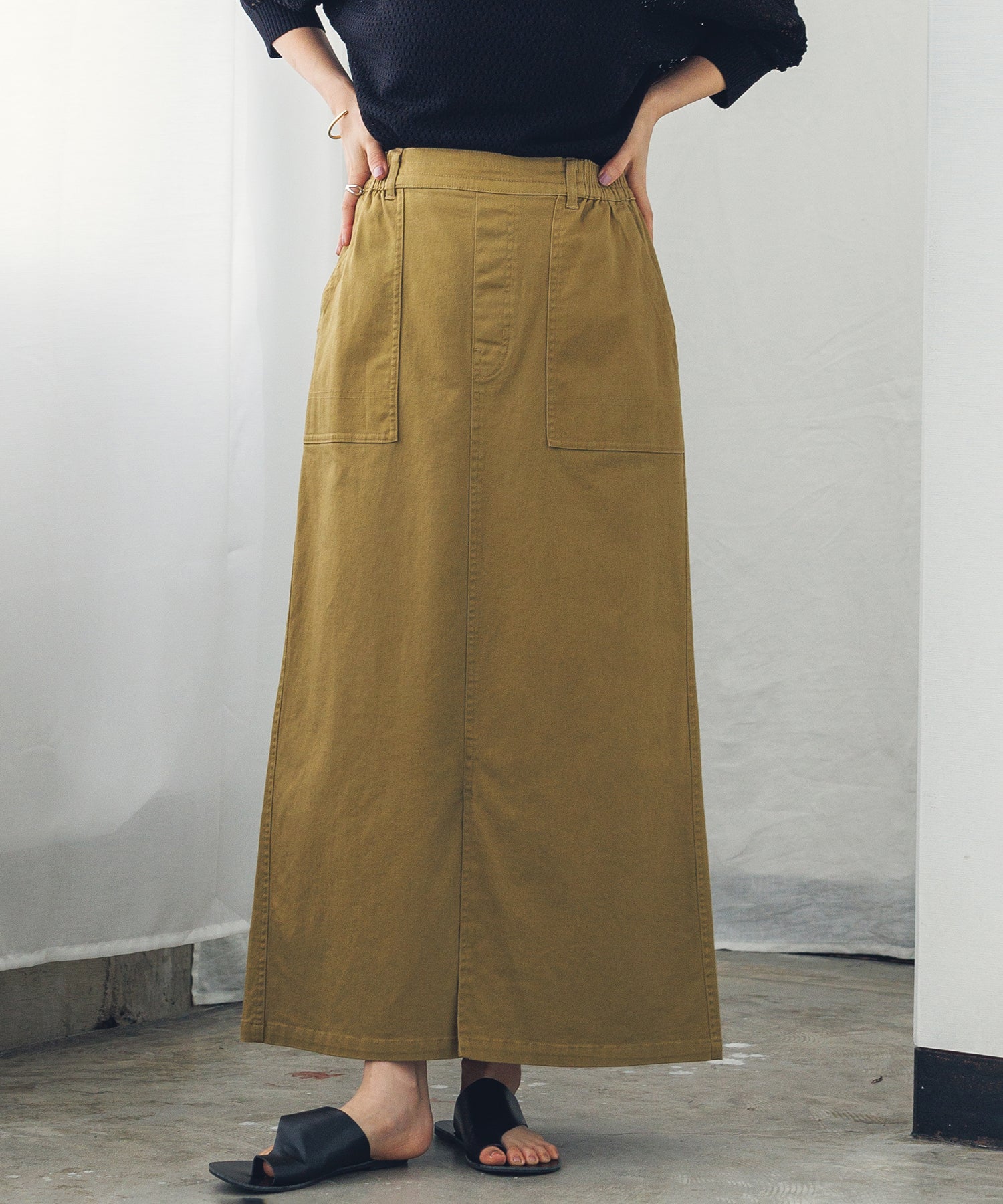 ストレッチ ベイカースカート