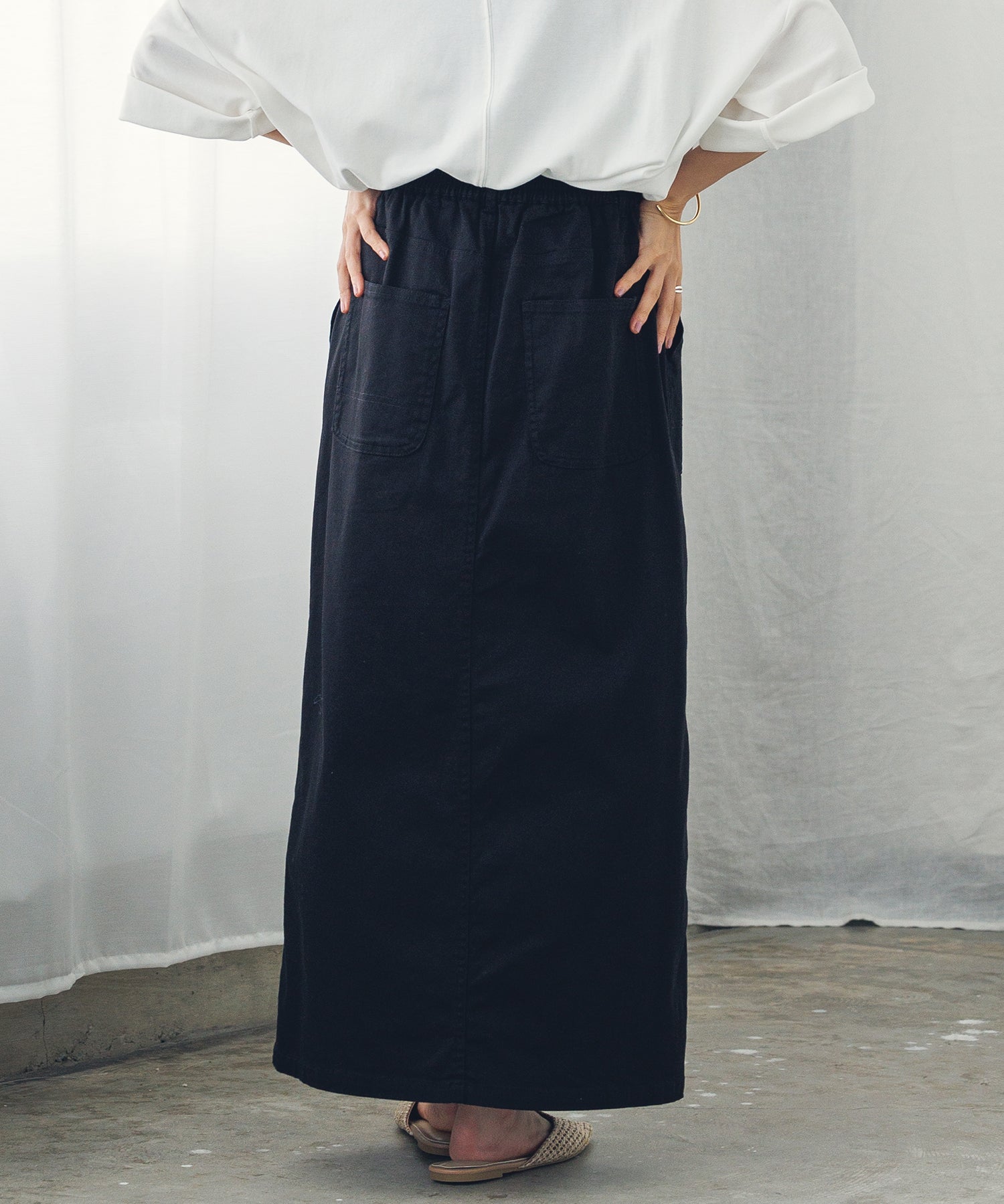 ストレッチ ベイカースカート