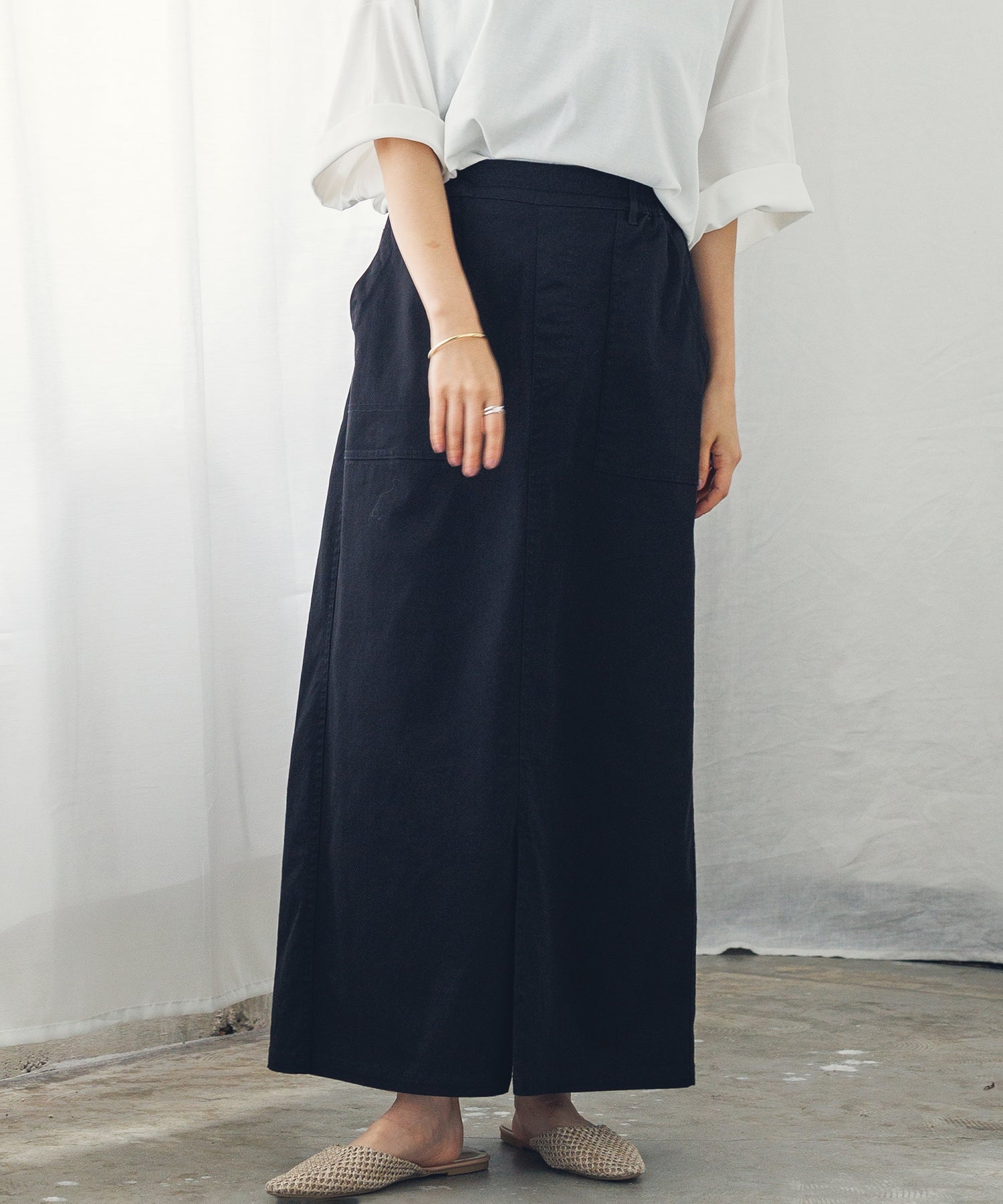 ストレッチ ベイカースカート