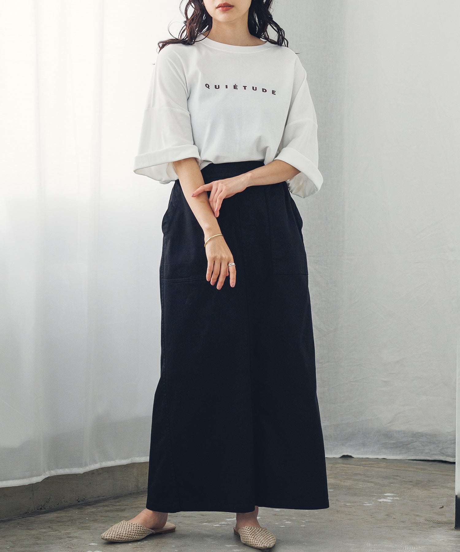 ストレッチ ベイカースカート