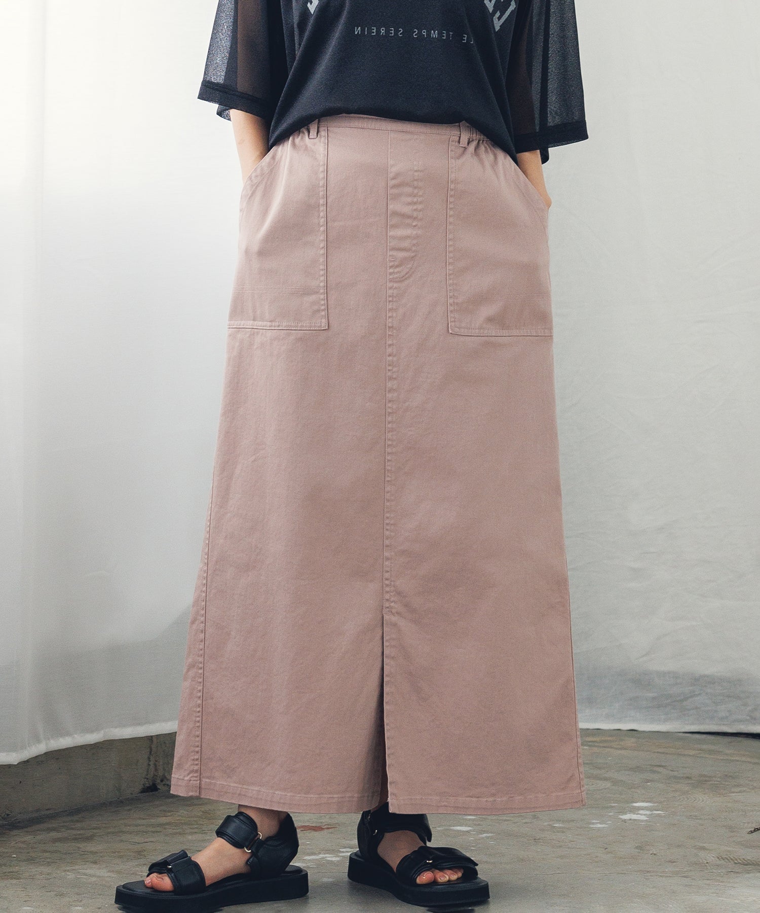 ストレッチ ベイカースカート