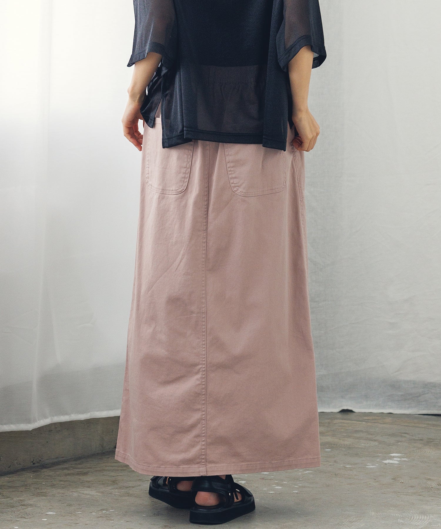 ストレッチ ベイカースカート