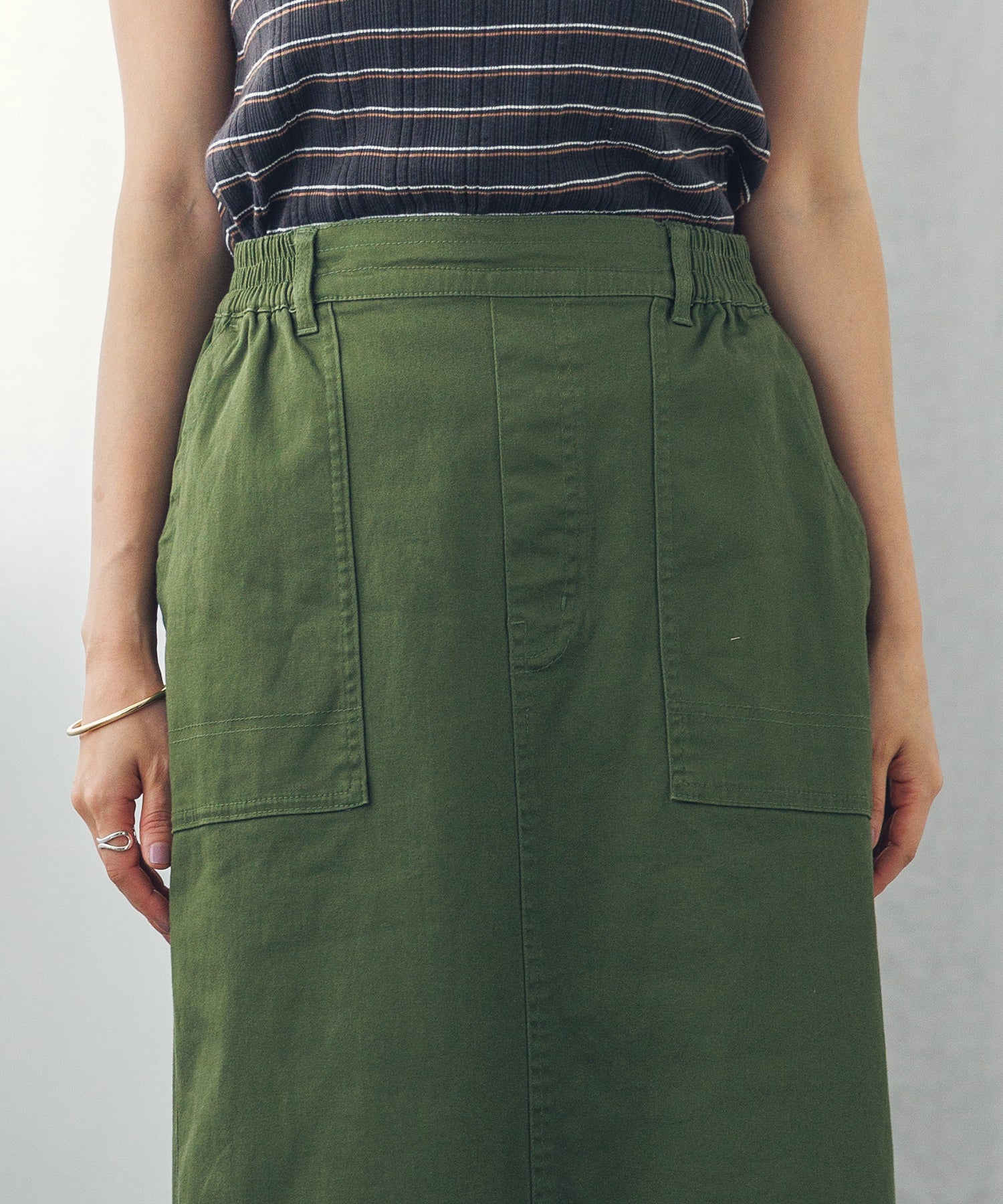 ストレッチ ベイカースカート