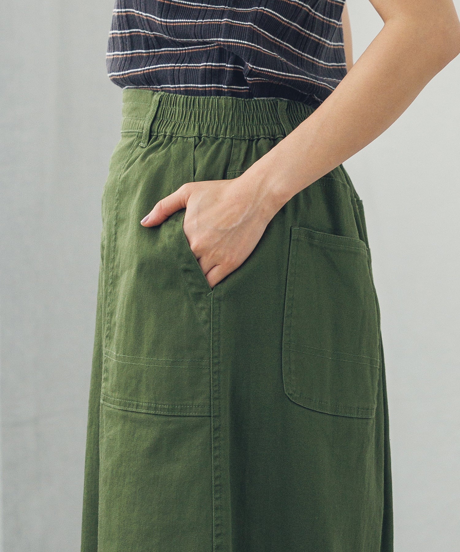 ストレッチ ベイカースカート