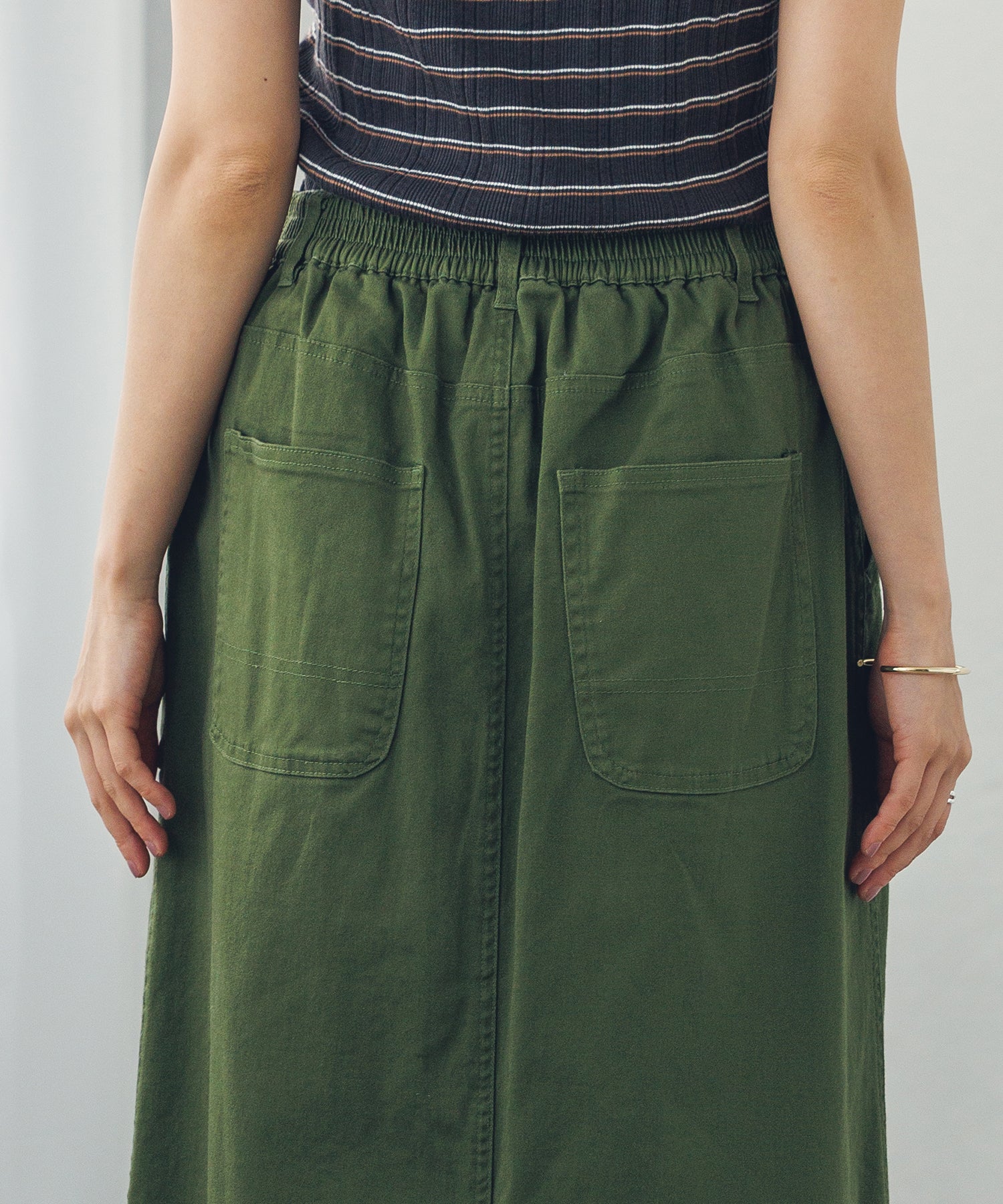 ストレッチ ベイカースカート