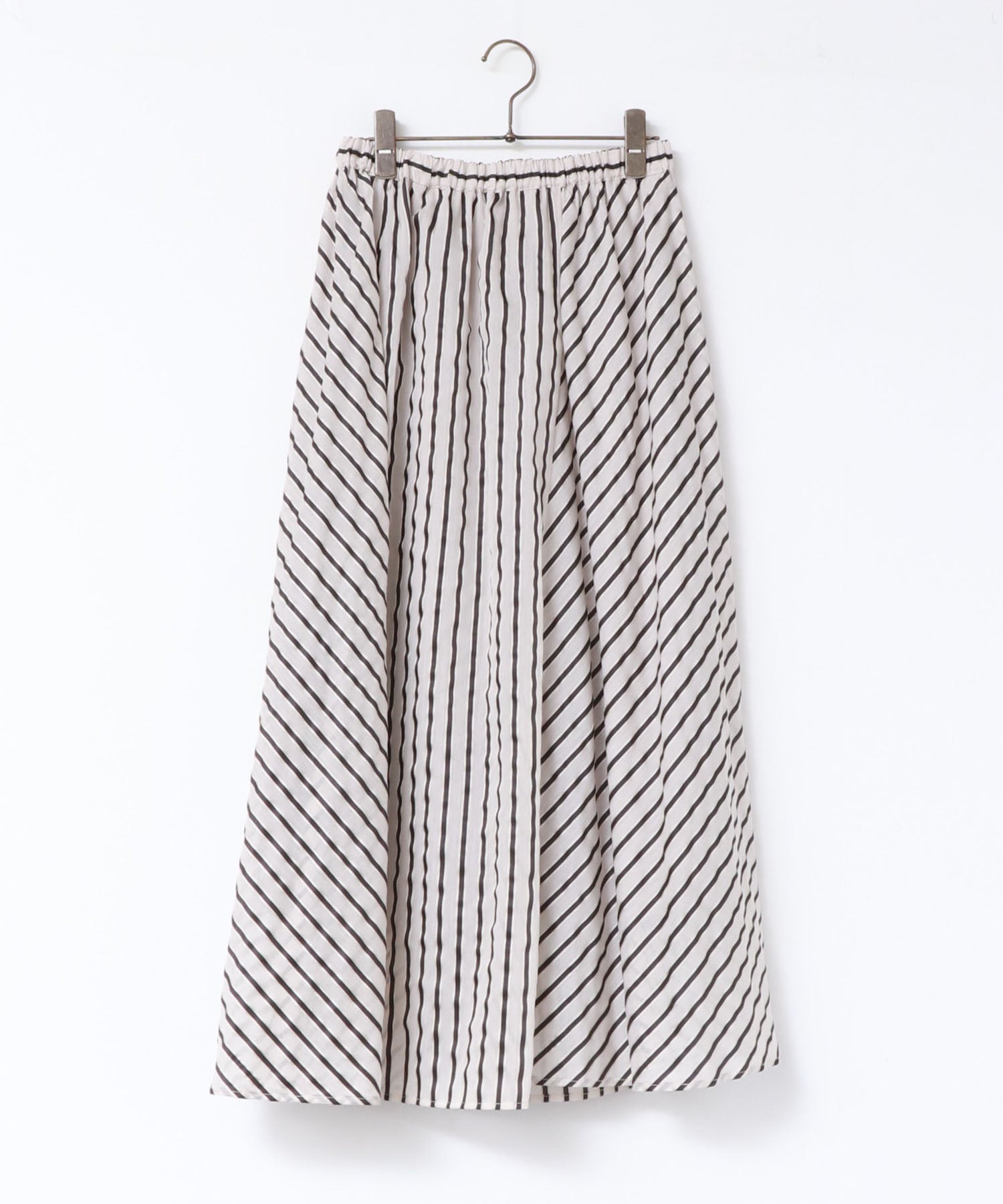 ストライプ切替スカート