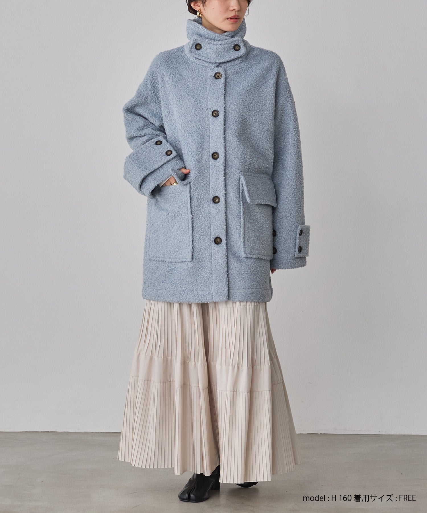 【新色追加】プリーツティアードスカート