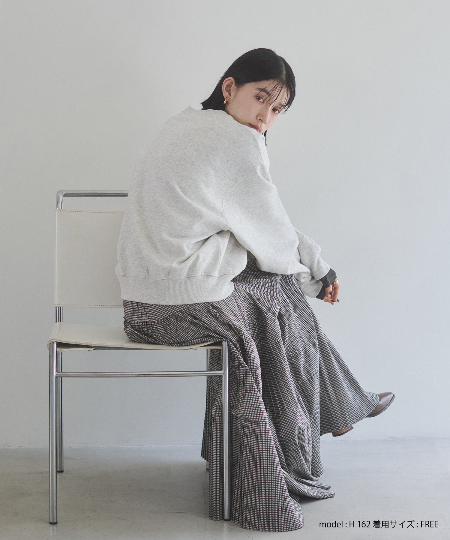 【新色追加】プリーツティアードスカート