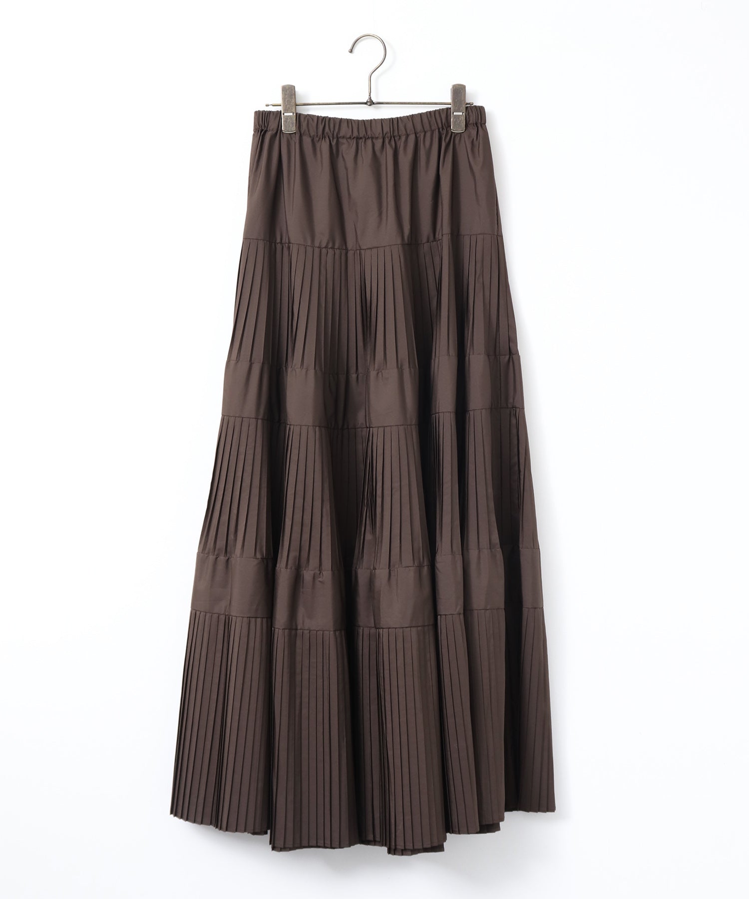 【新色追加】プリーツティアードスカート