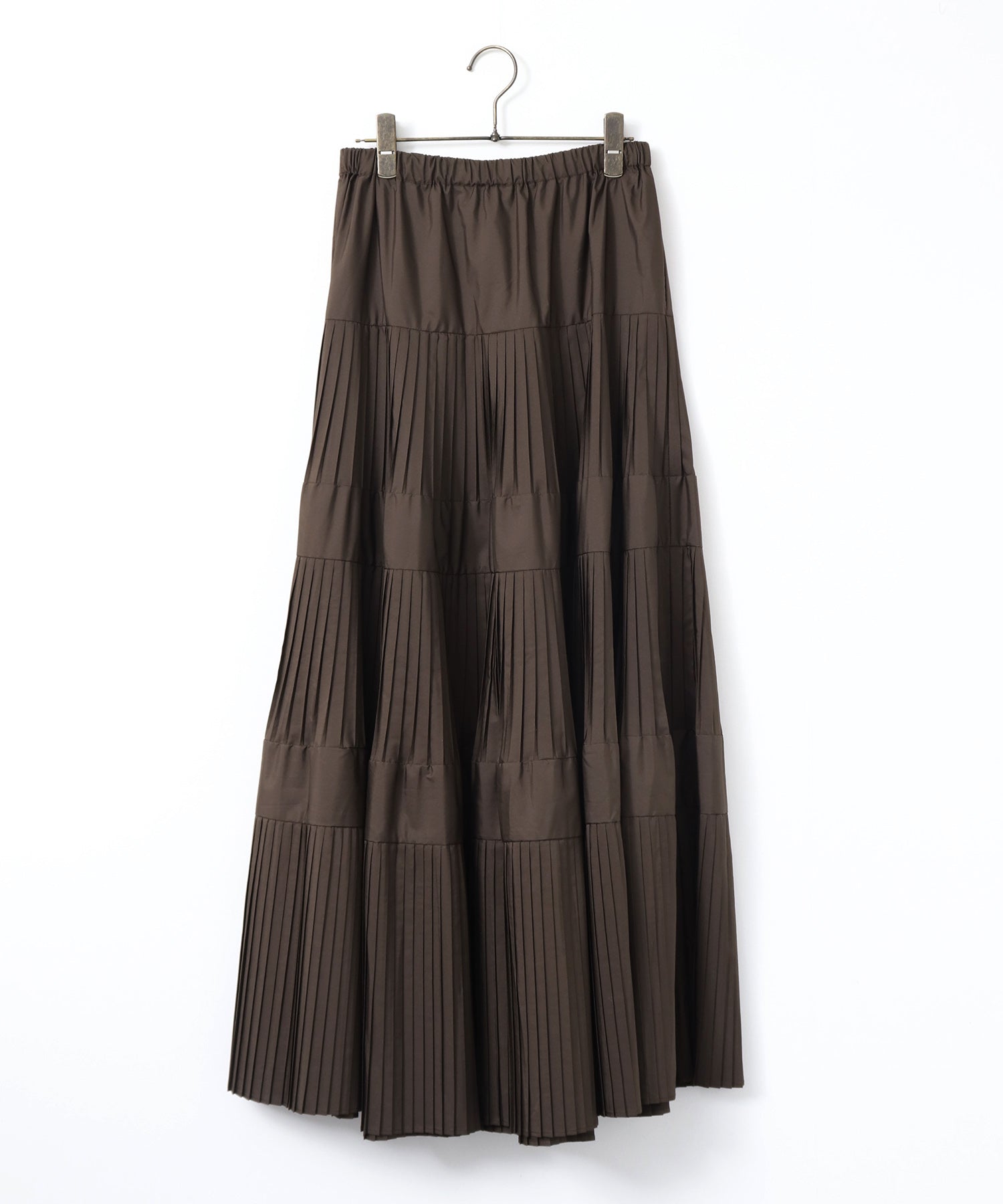 プリーツティアードスカート