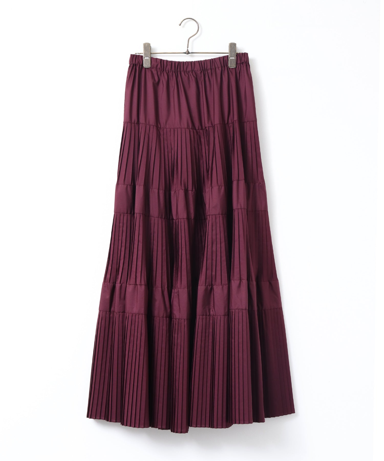 【新色追加】プリーツティアードスカート