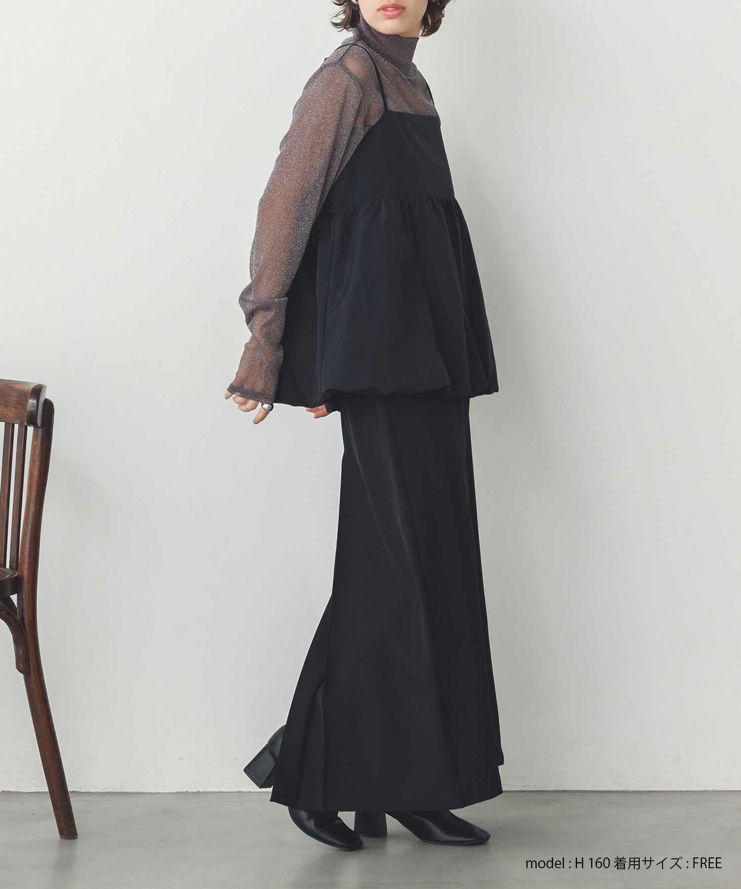 ストレッチポリツイル ナロースカート