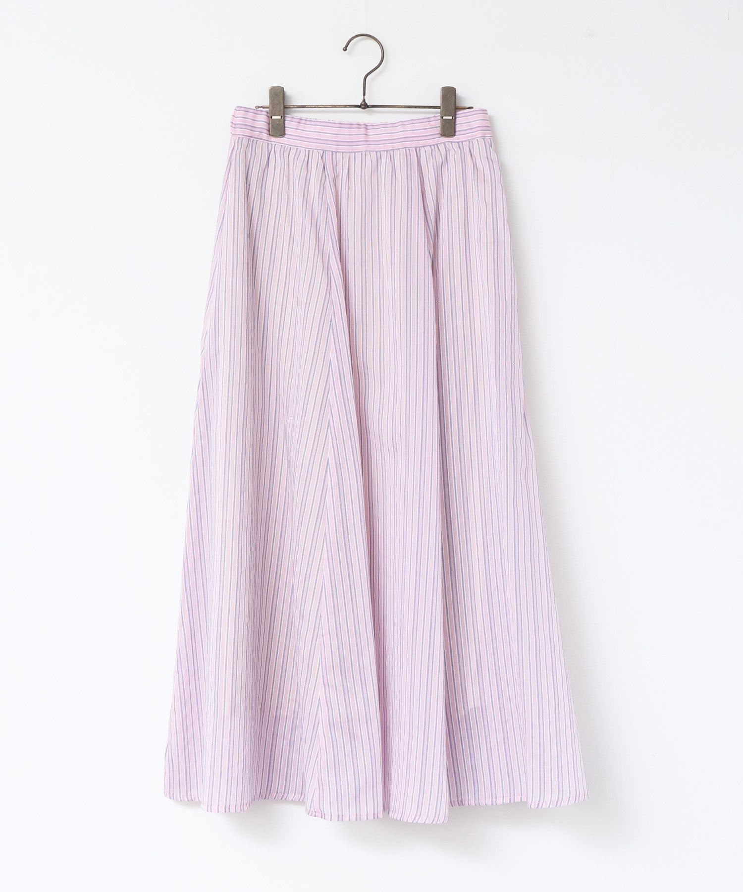 ドビーストライプ シアーフレアスカート