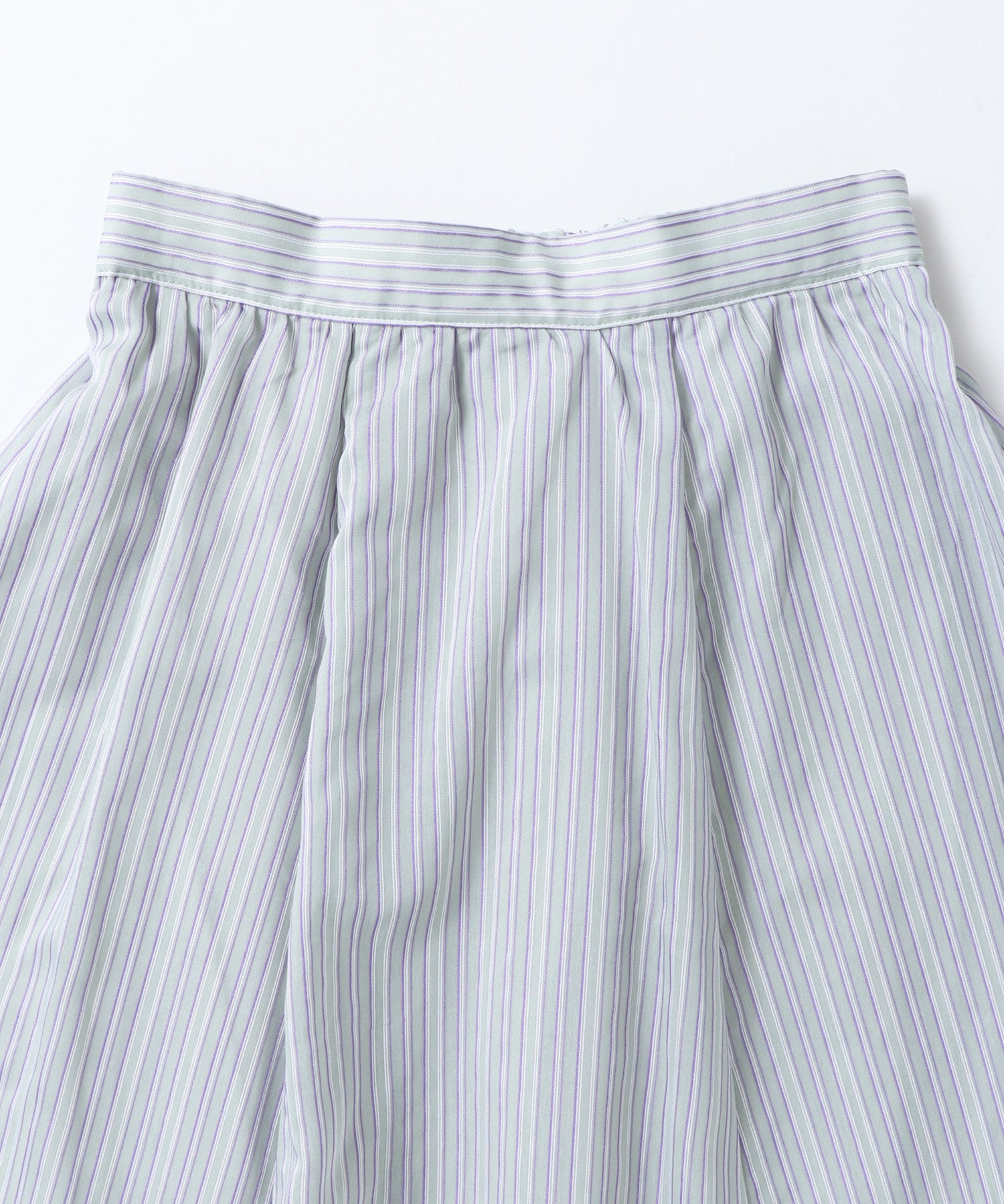 ドビーストライプ シアーフレアスカート